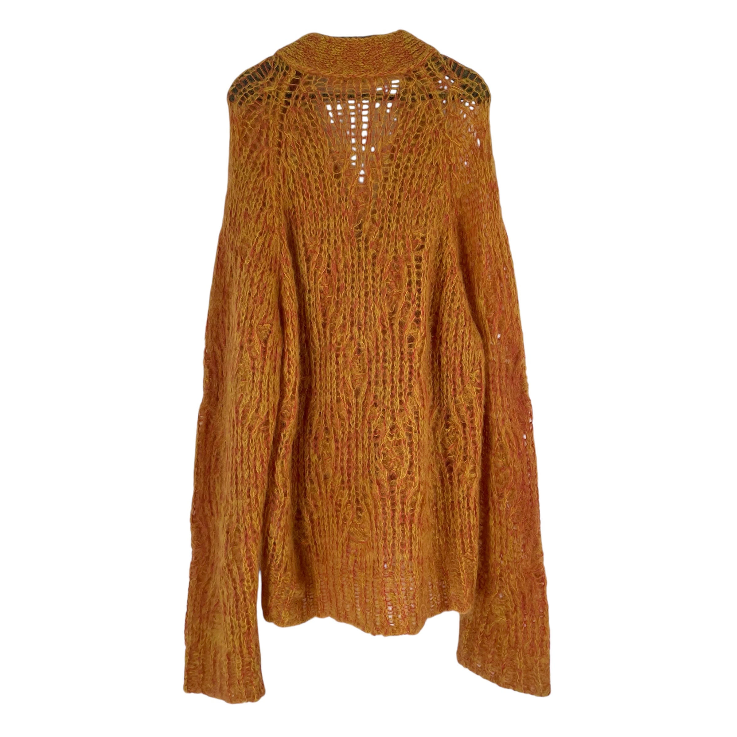 MARNI/Heavy Cardigan/48/Mohair/ORN/FUZZY WUZZY YLLOW view 2