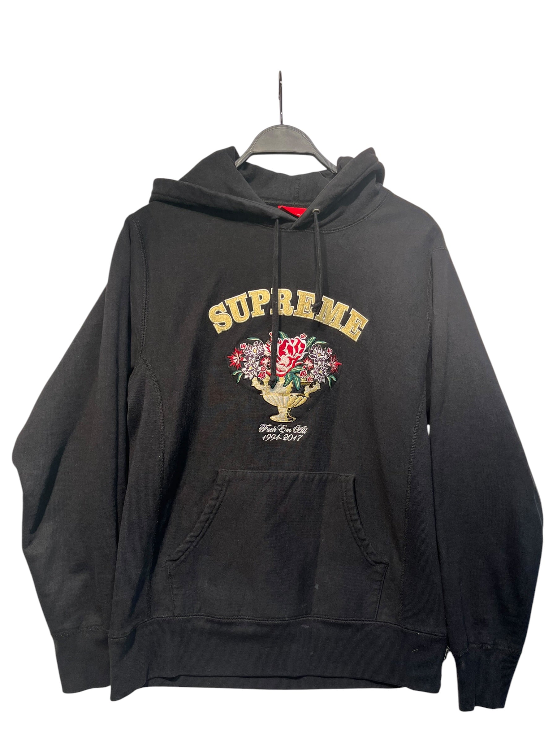 Supreme/Hoodie/M/Cotton/BLK/CENTERPIECE HOODIE 2017 view 1