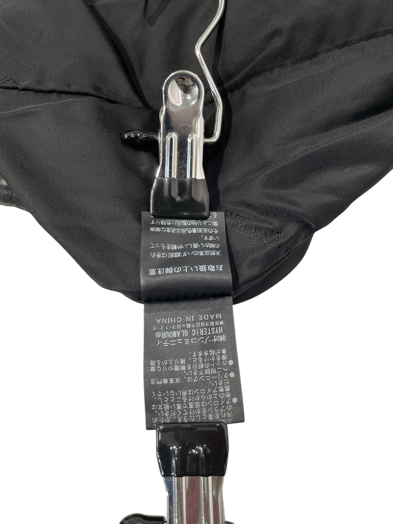 Hysterics/Riders Jkt (W)/M/Black/Lambskin/0503LB01