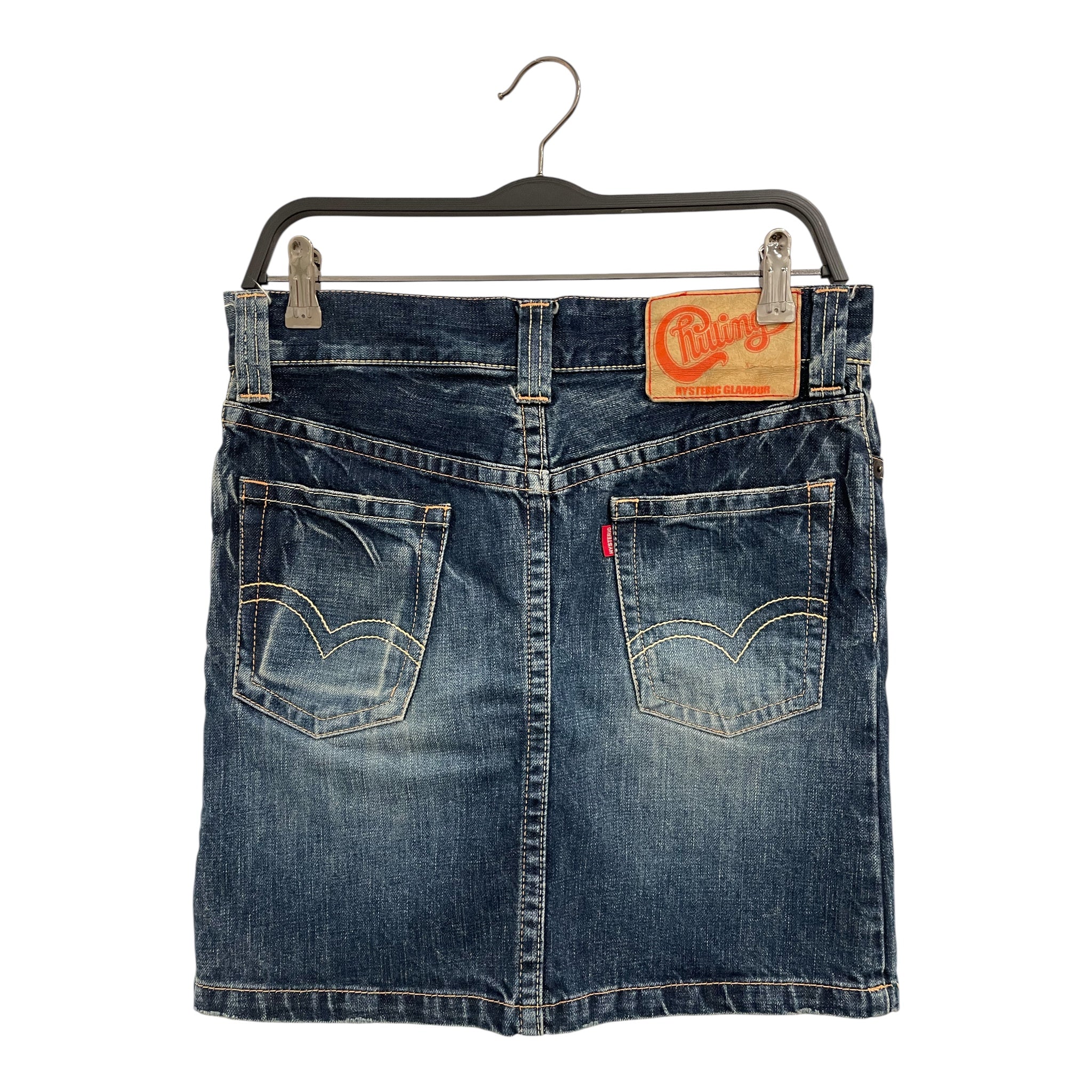Hysterics/Skirt/Denim/BLU/CHILLING PATCH view 2