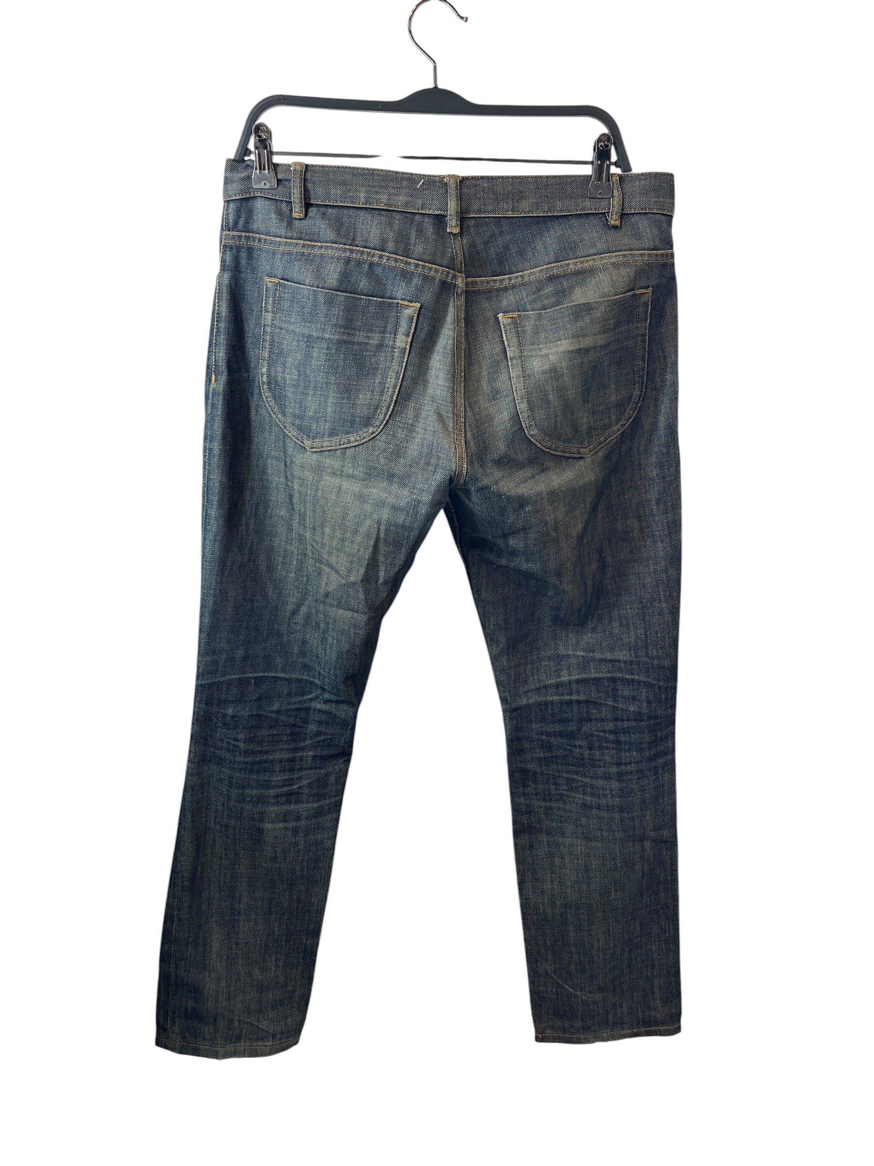 Maison Margiela/Straight Pants/50/Denim/NVY/ view 2