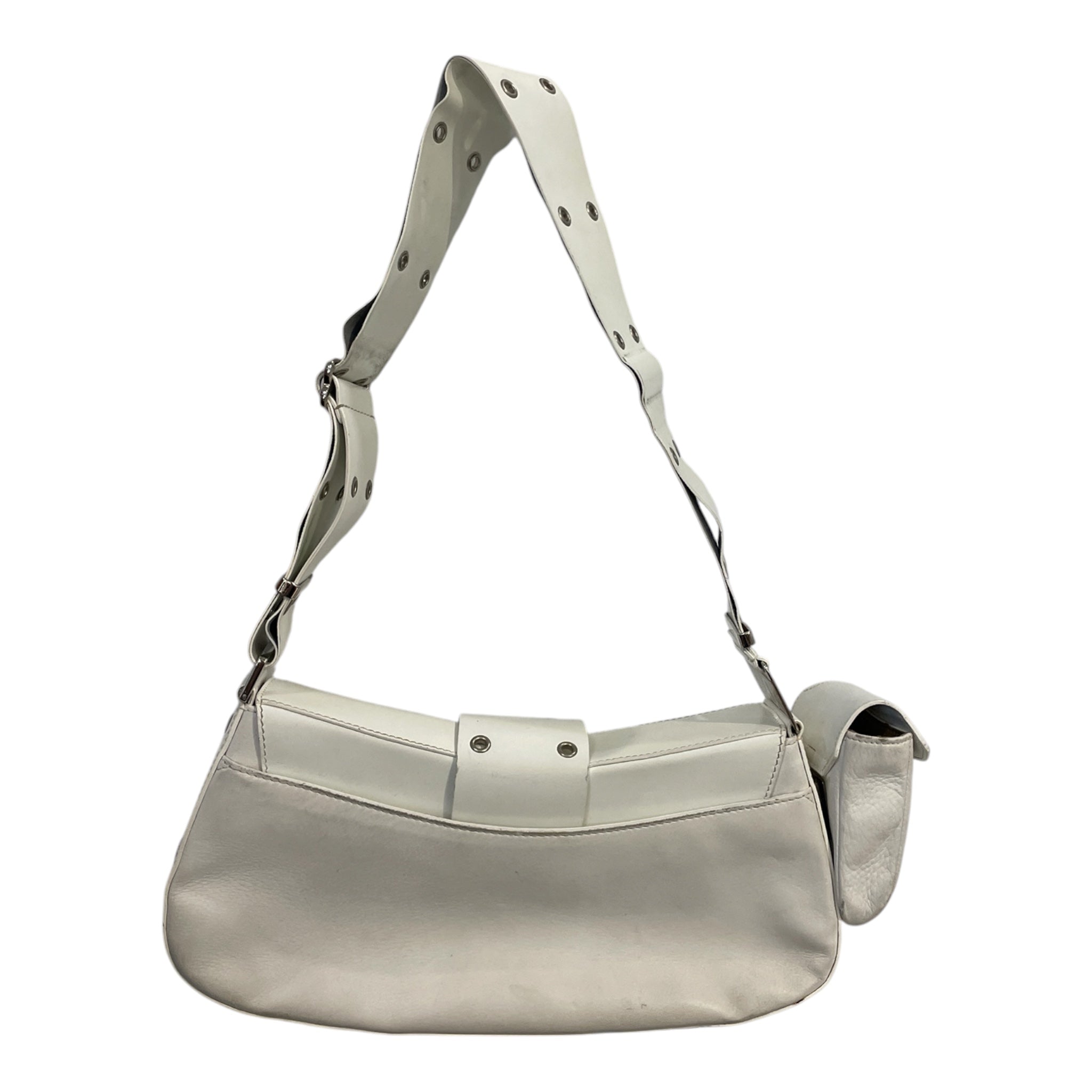 Christian Dior/Clutch Bag/Leather/WHT/ view 2