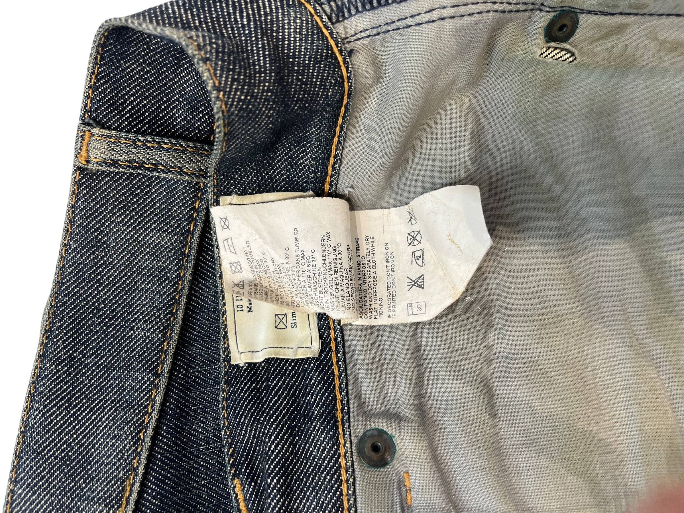 Maison Margiela/Straight Pants/50/Denim/NVY/ view 5