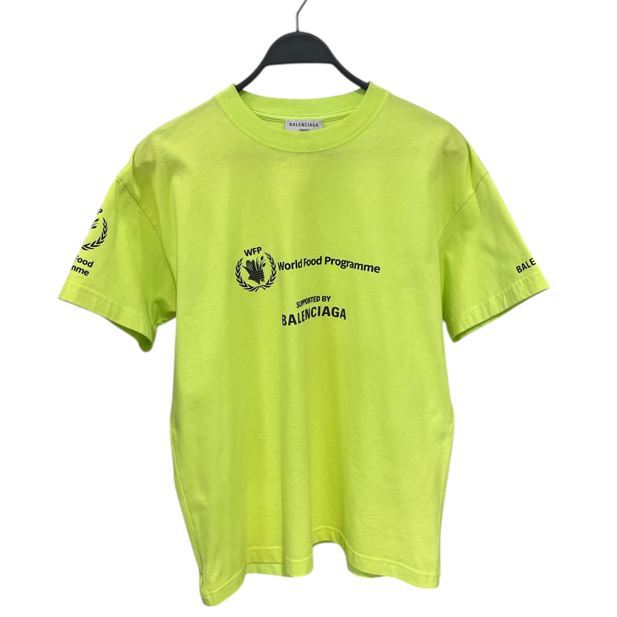 BALENCIAGA/T-Shirt/S/Cotton/YEL/WORLD FOOD [ROGRAM view 1