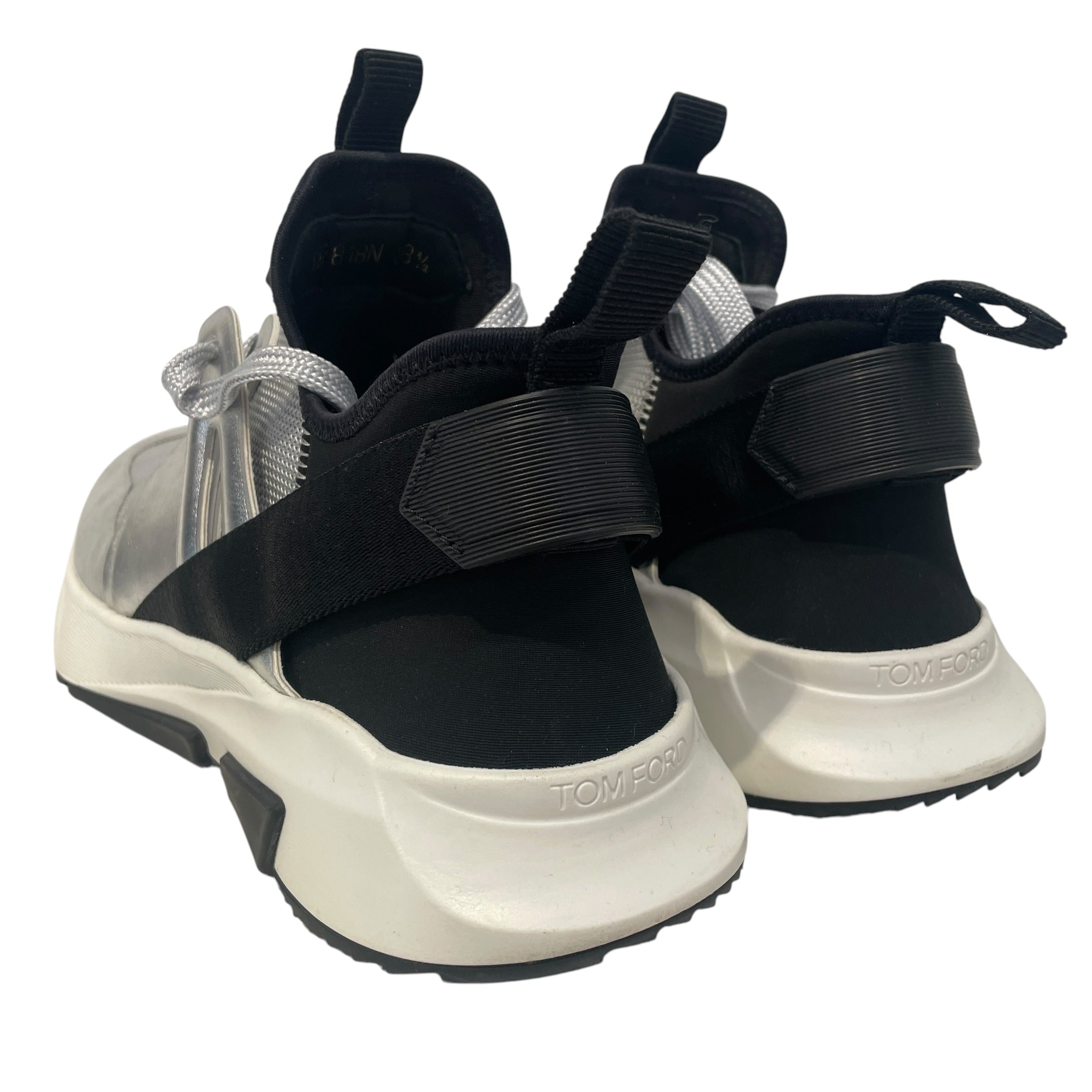 TOM FORD/Hi-Sneakers/EU 38.5/Leather/SLV/Jago view 2