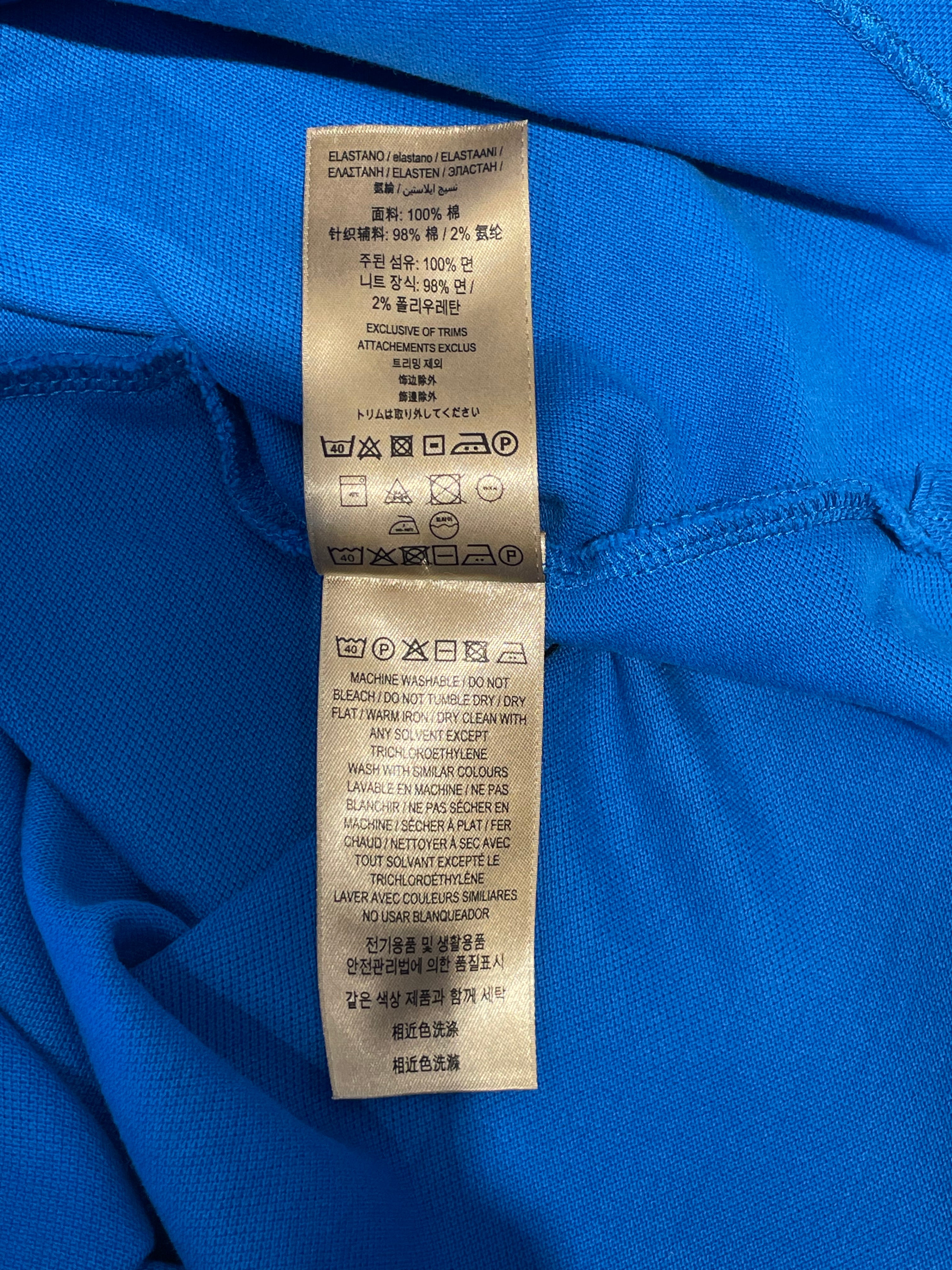 BURBERRY LONDON/Polo Shirt/XXL/Cotton/BLU/ view 4