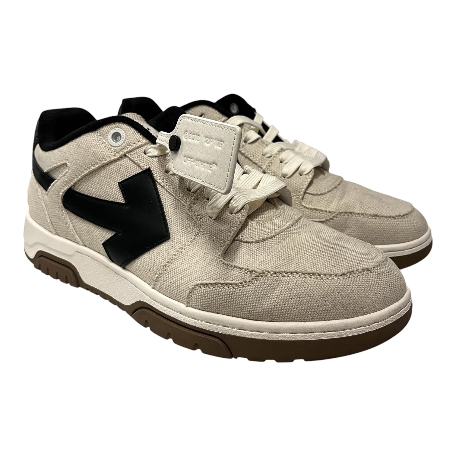 OFF-WHITE/Low-Sneakers/US 13/CRM/OUT OF OFFICE BICOLOR view 1