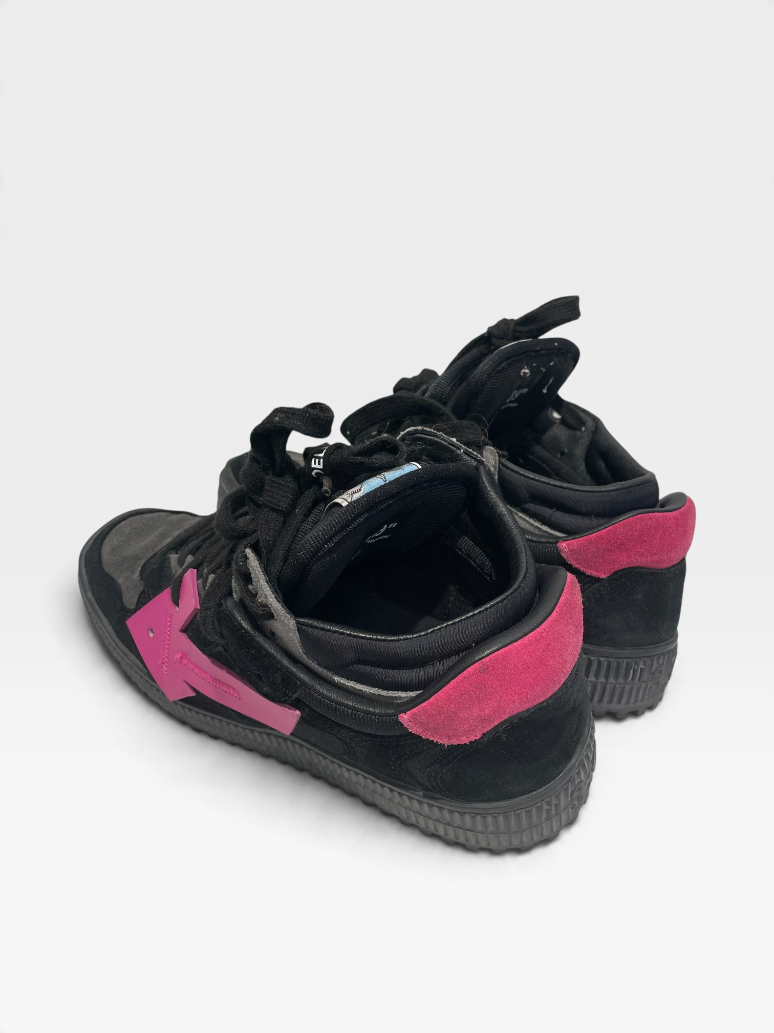 OFF-WHITE/Low-Sneakers/EU 39/Leather/BLK/Off-Court 3.0 Black Fuchsia view 2