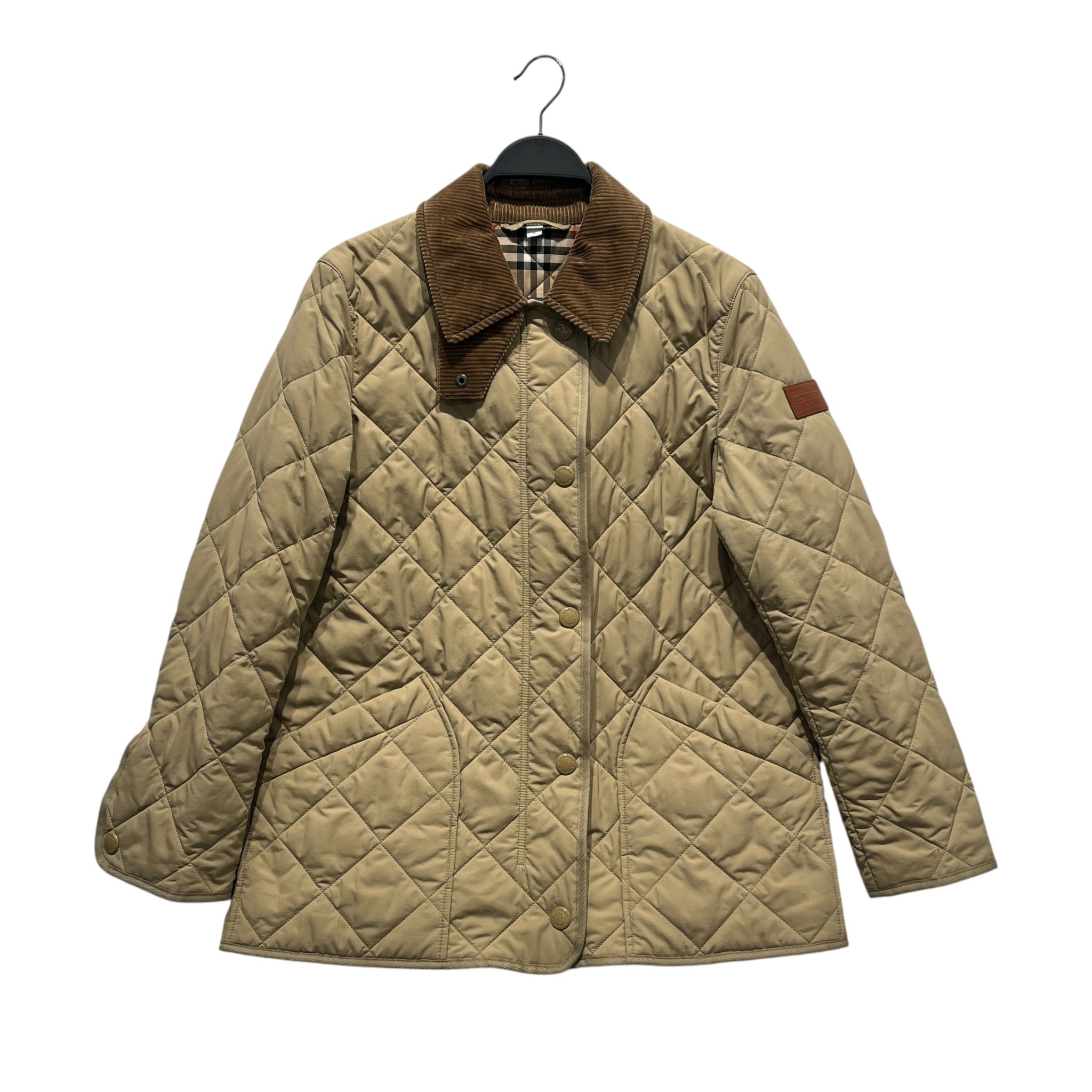 BURBERRY LONDON/Quilted Jkt/M/Nylon/BEG/BEIGE DIAMOND QUILTED JACKET view 1