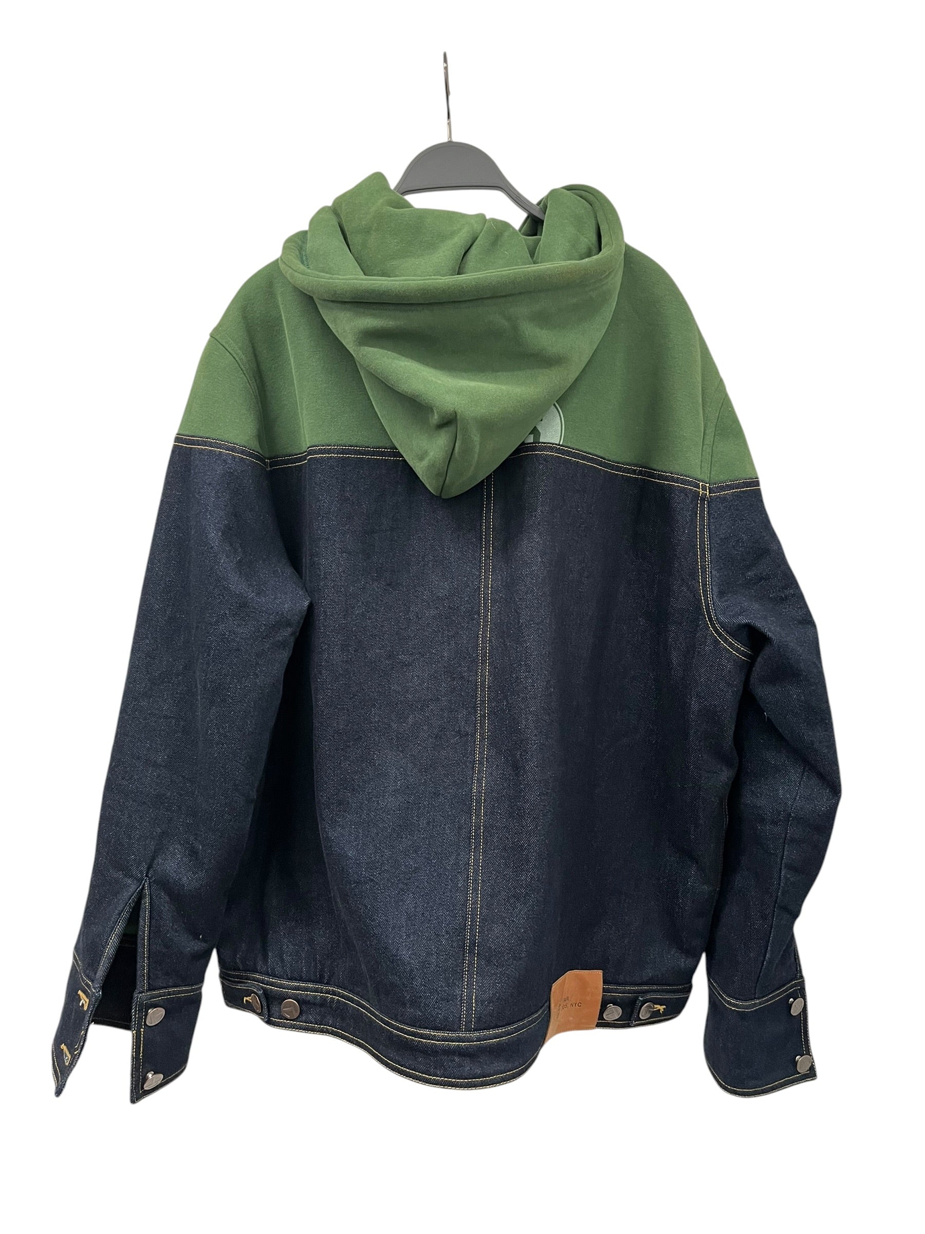 Telfar/Jacket/M/Cotton/NVY/Graphic/HOODIE DENIM JACKET view 2