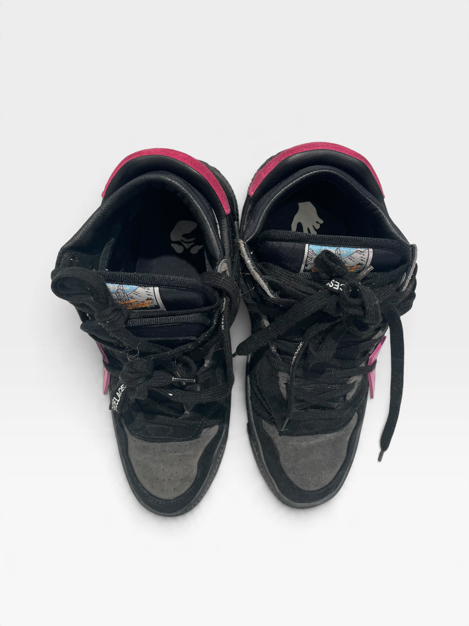 OFF-WHITE/Low-Sneakers/EU 39/Leather/BLK/Off-Court 3.0 Black Fuchsia view 3