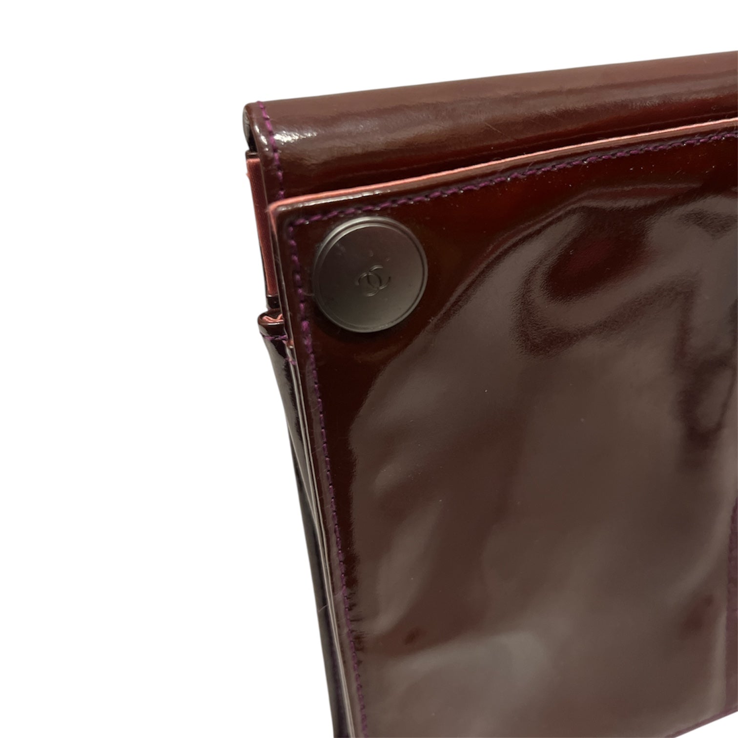 CHANEL/Bag/Faux Leather/BRW/Chocolate Patent Square view 5