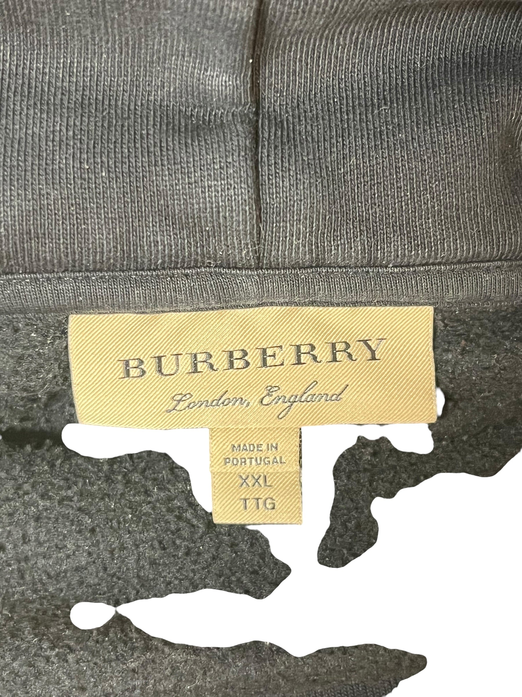 BURBERRY LONDON/Hoodie/XXL/Cotton/BLK/ view 4