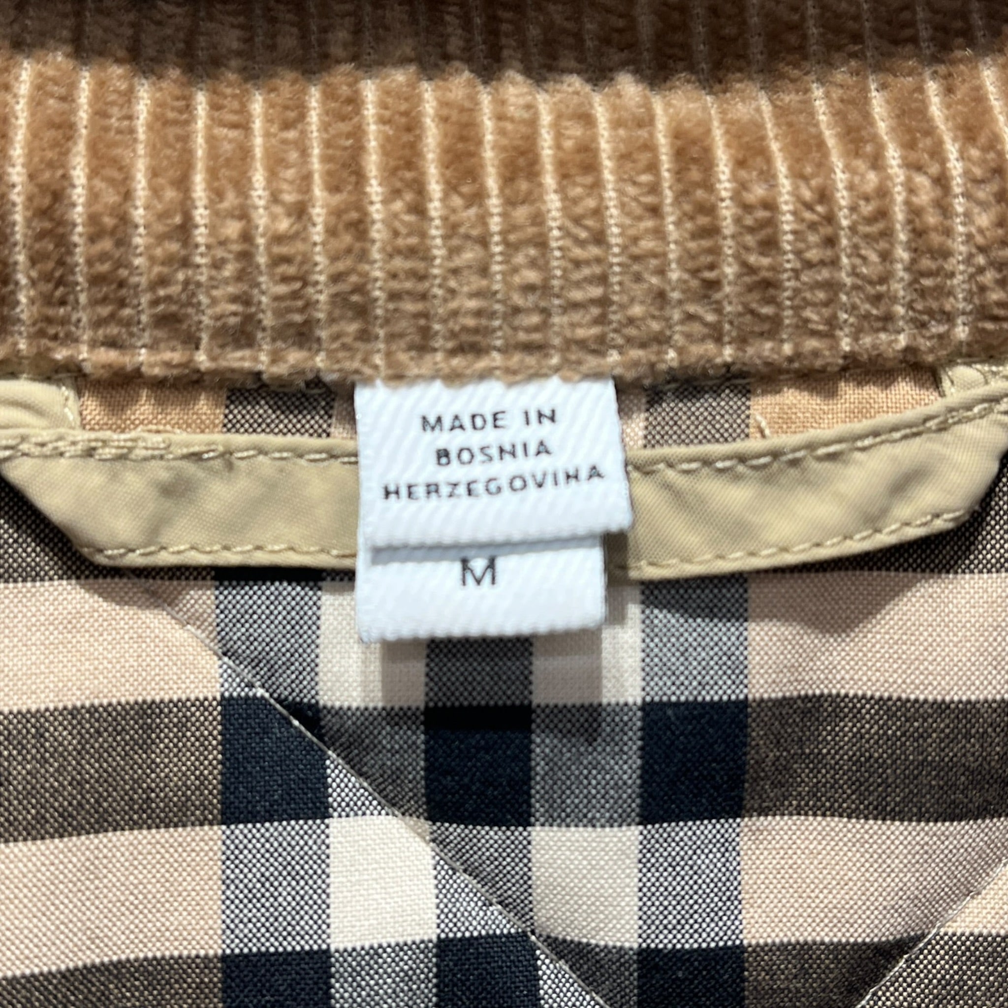 BURBERRY LONDON/Quilted Jkt/M/Nylon/BEG/BEIGE DIAMOND QUILTED JACKET view 3