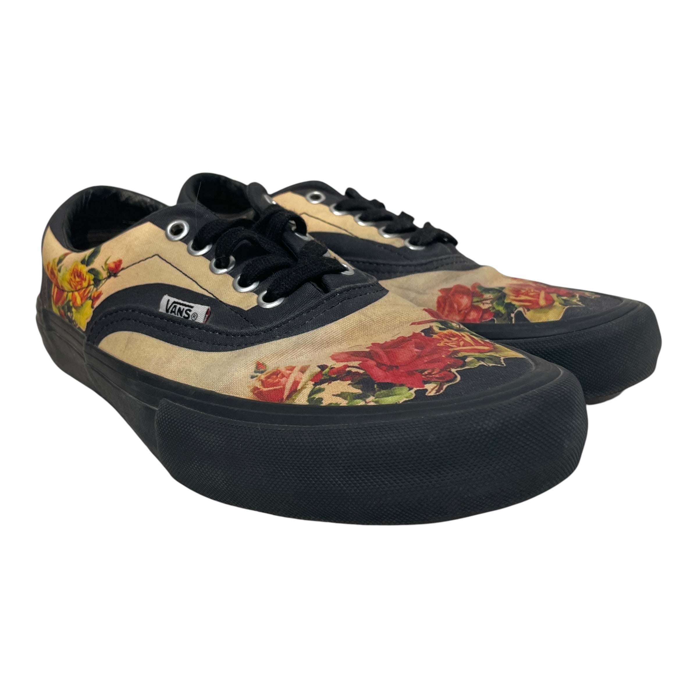 VANS/Jean Paul Gaultier/Supreme/Low-Sneakers/US 9/Floral Pattern/Cotton/MLT/Era Pro 'Floral' view 1