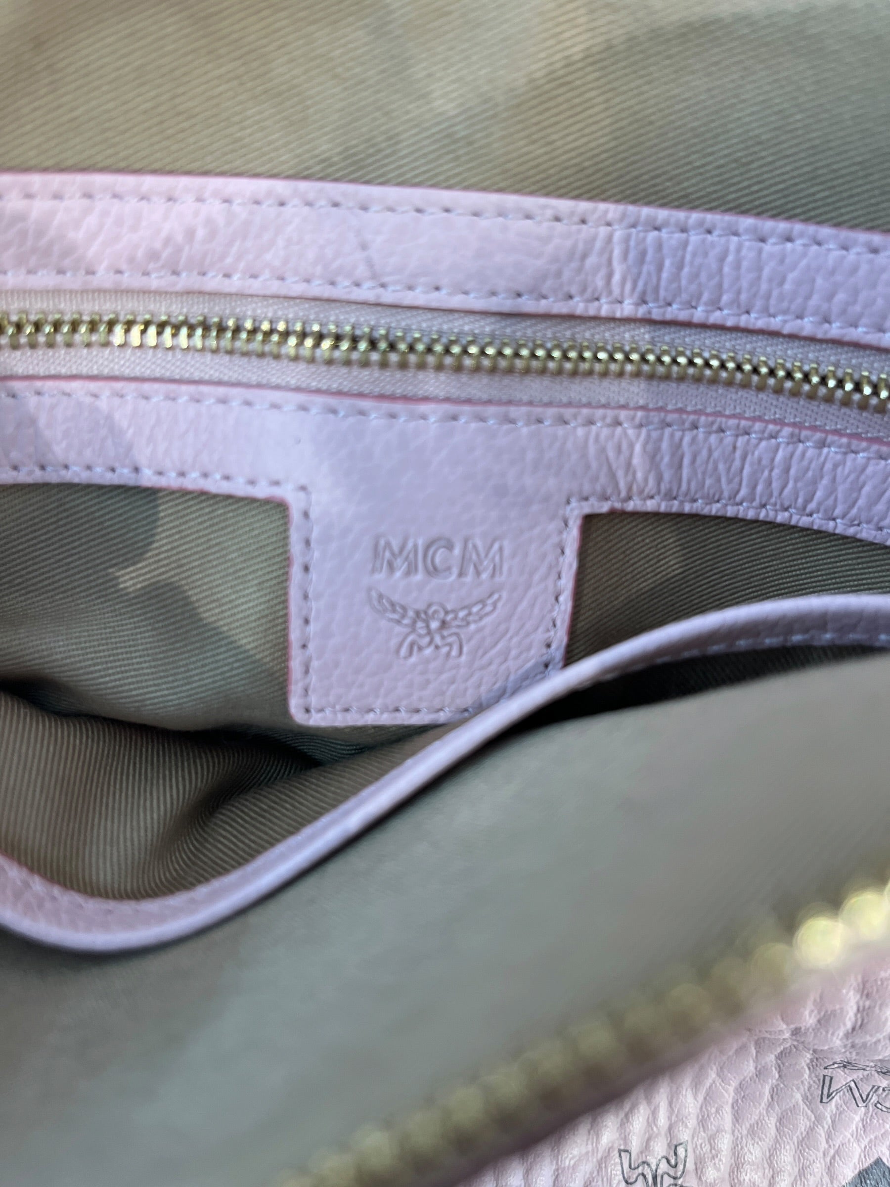 MCM/Clutch Bag/Monogram/Leather/PNK/VISETOS COATED CANVAS view 5