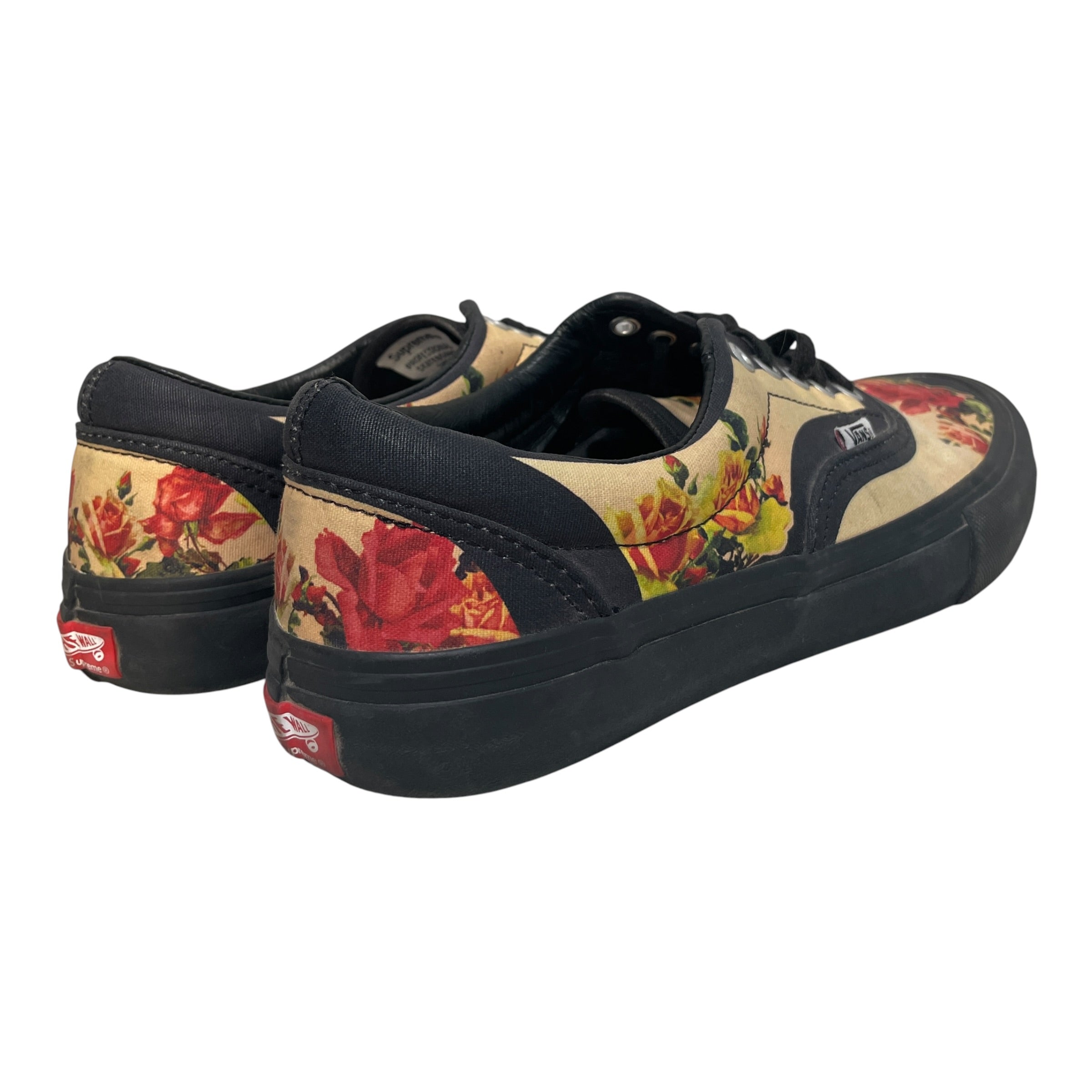 VANS/Jean Paul Gaultier/Supreme/Low-Sneakers/US 9/Floral Pattern/Cotton/MLT/Era Pro 'Floral' view 2