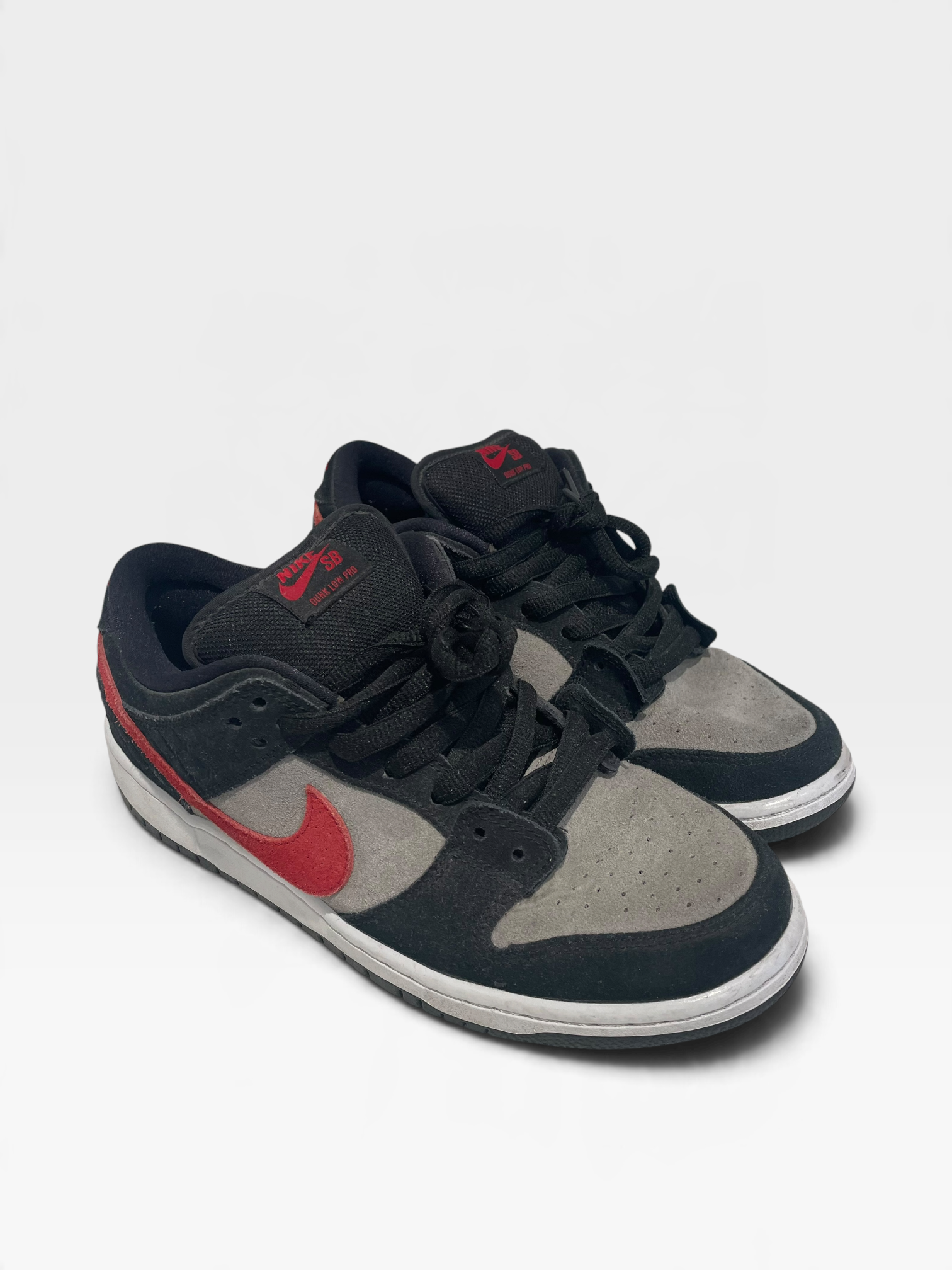NIKE SB/Low-Sneakers/US 9/Suede/GRY/P ROD view 1