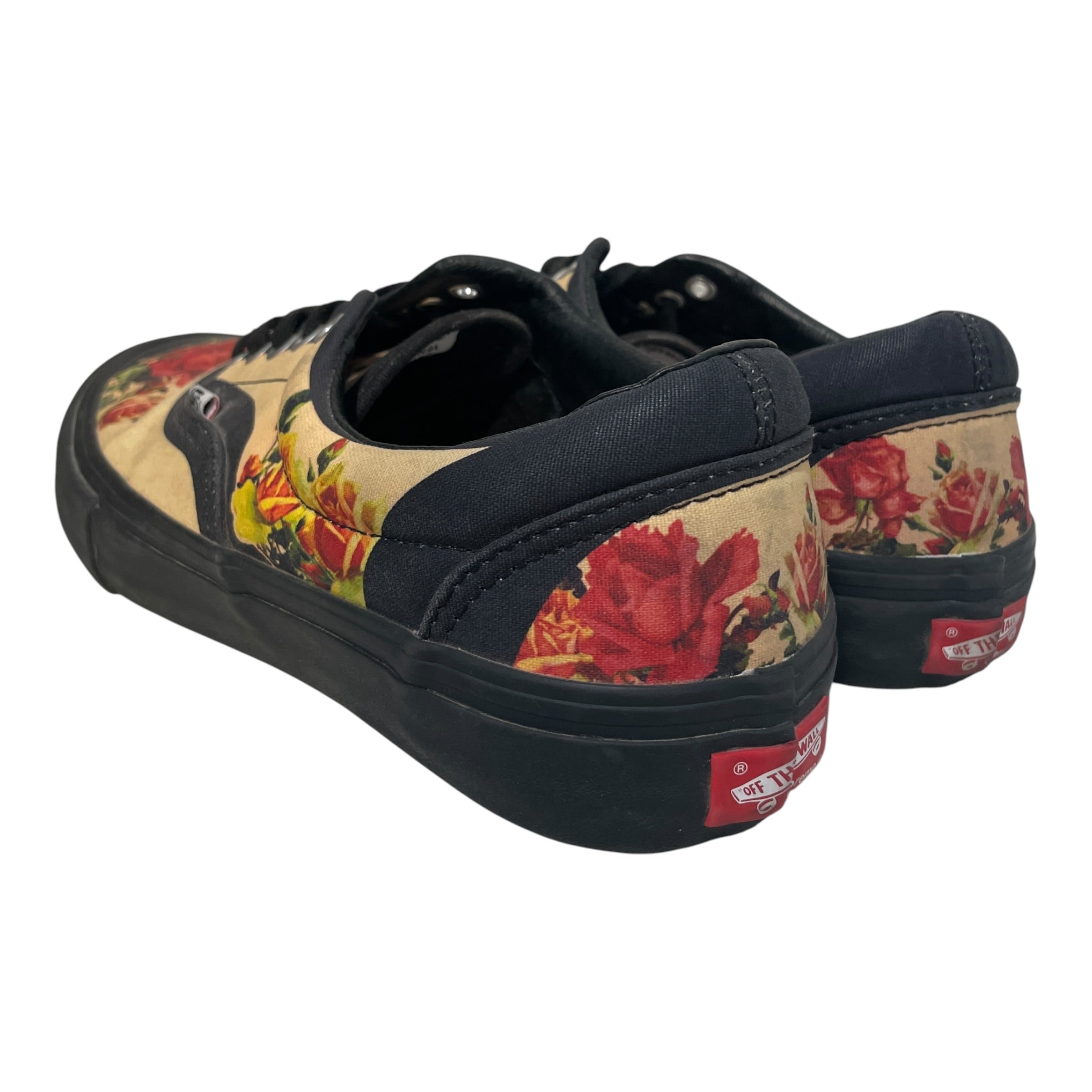 VANS/Jean Paul Gaultier/Supreme/Low-Sneakers/US 9/Floral Pattern/Cotton/MLT/Era Pro 'Floral' view 3