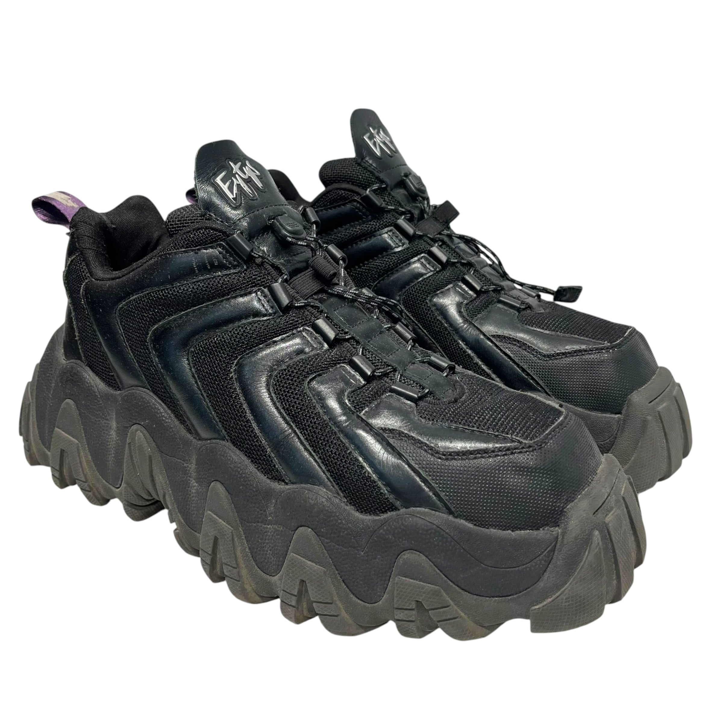 EYTYS/Low-Sneakers/US 11.5/Leather/BLK/ view 1
