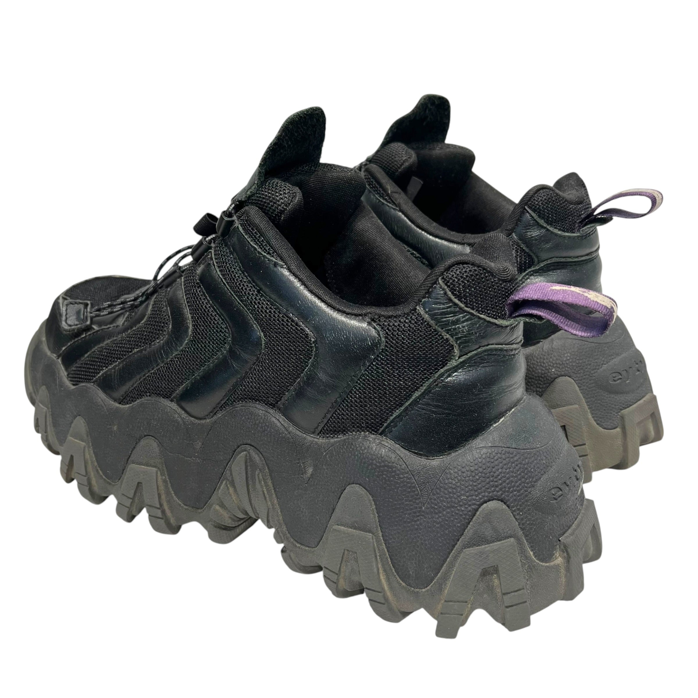 EYTYS/Low-Sneakers/US 11.5/Leather/BLK/ view 2