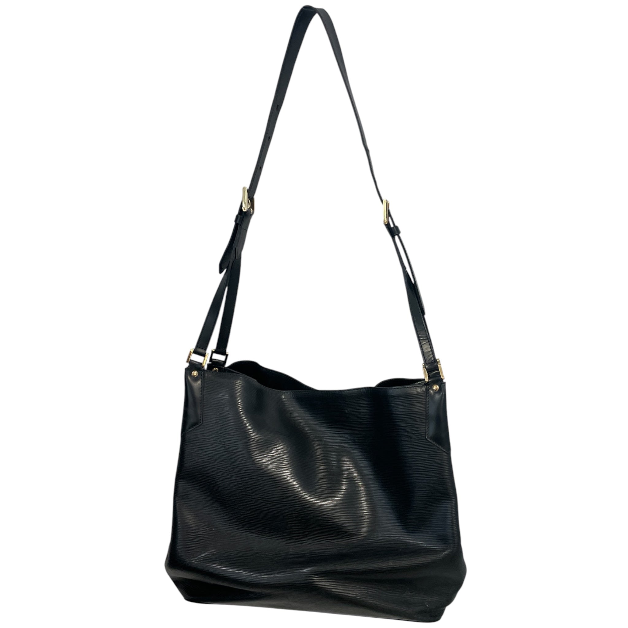 LOUIS VUITTON/Hand Bag/Leather/BLK/CTMWXH4 view 2
