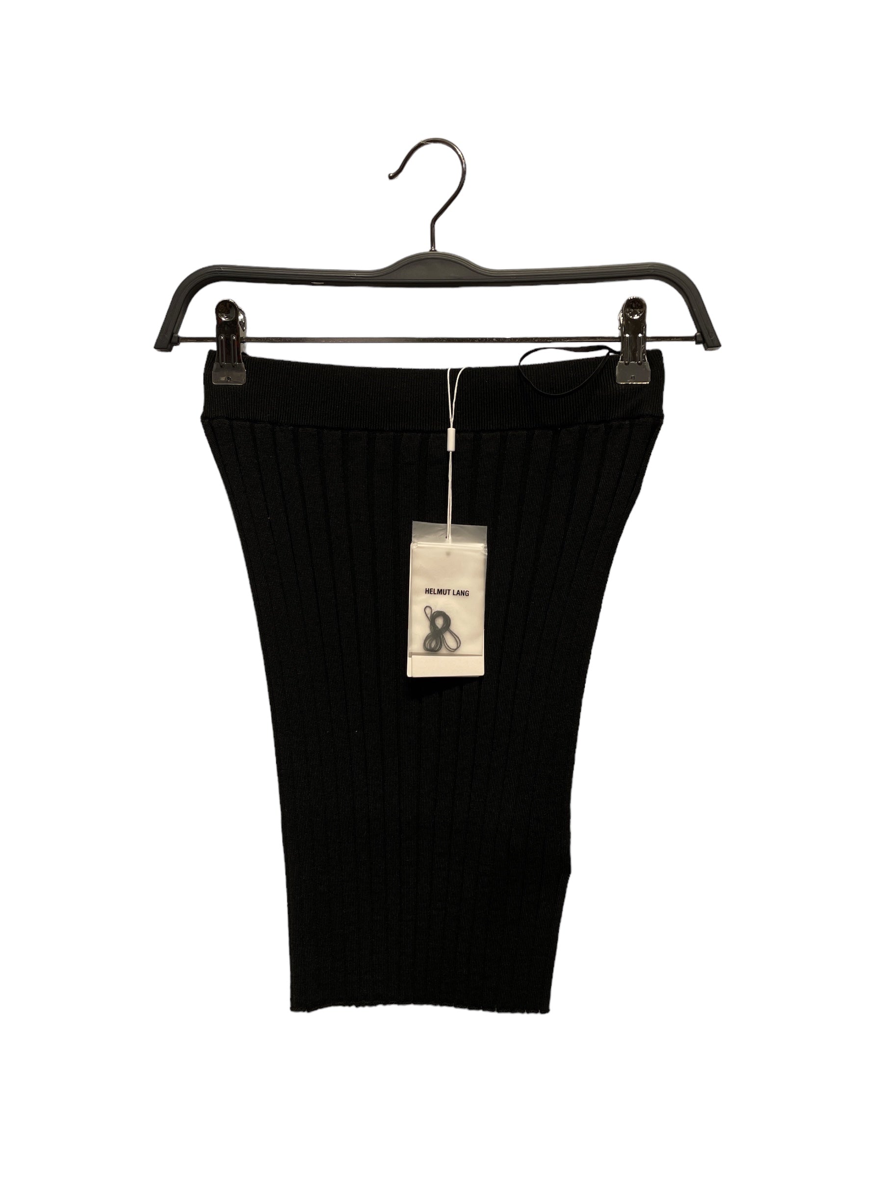 Helmut Lang/Skirt/XS/Cotton/BLK/FINE RIB SKIRT view 1