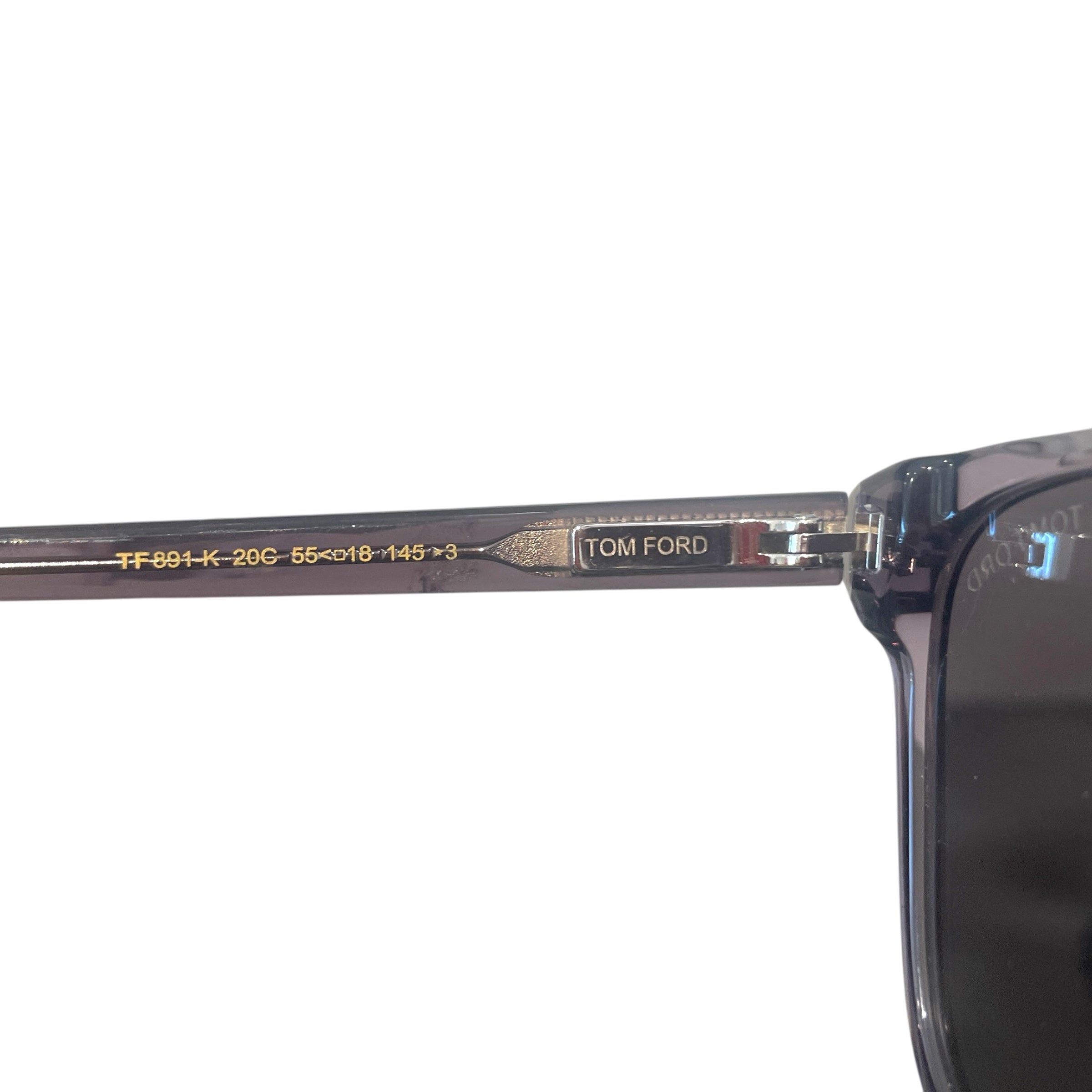 TOM FORD/Sunglasses/Plastic/GRY/59MM TF891-K Square Frame view 3