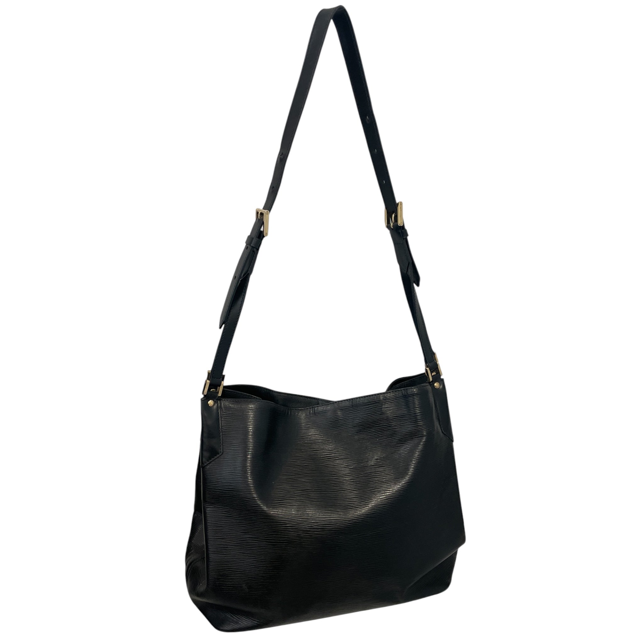 LOUIS VUITTON/Hand Bag/Leather/BLK/CTMWXH4 view 1