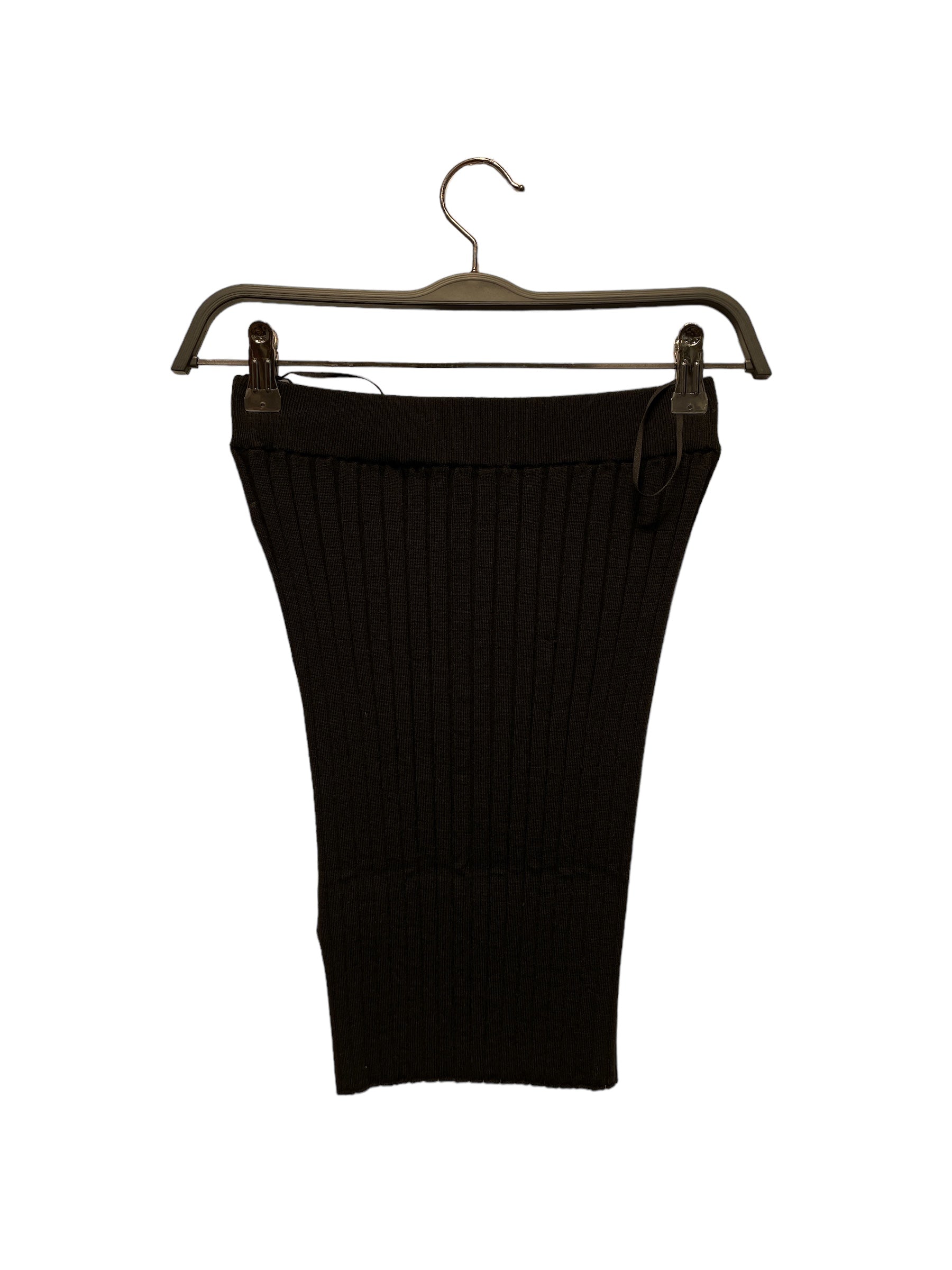 Helmut Lang/Skirt/XS/Cotton/BLK/FINE RIB SKIRT view 2