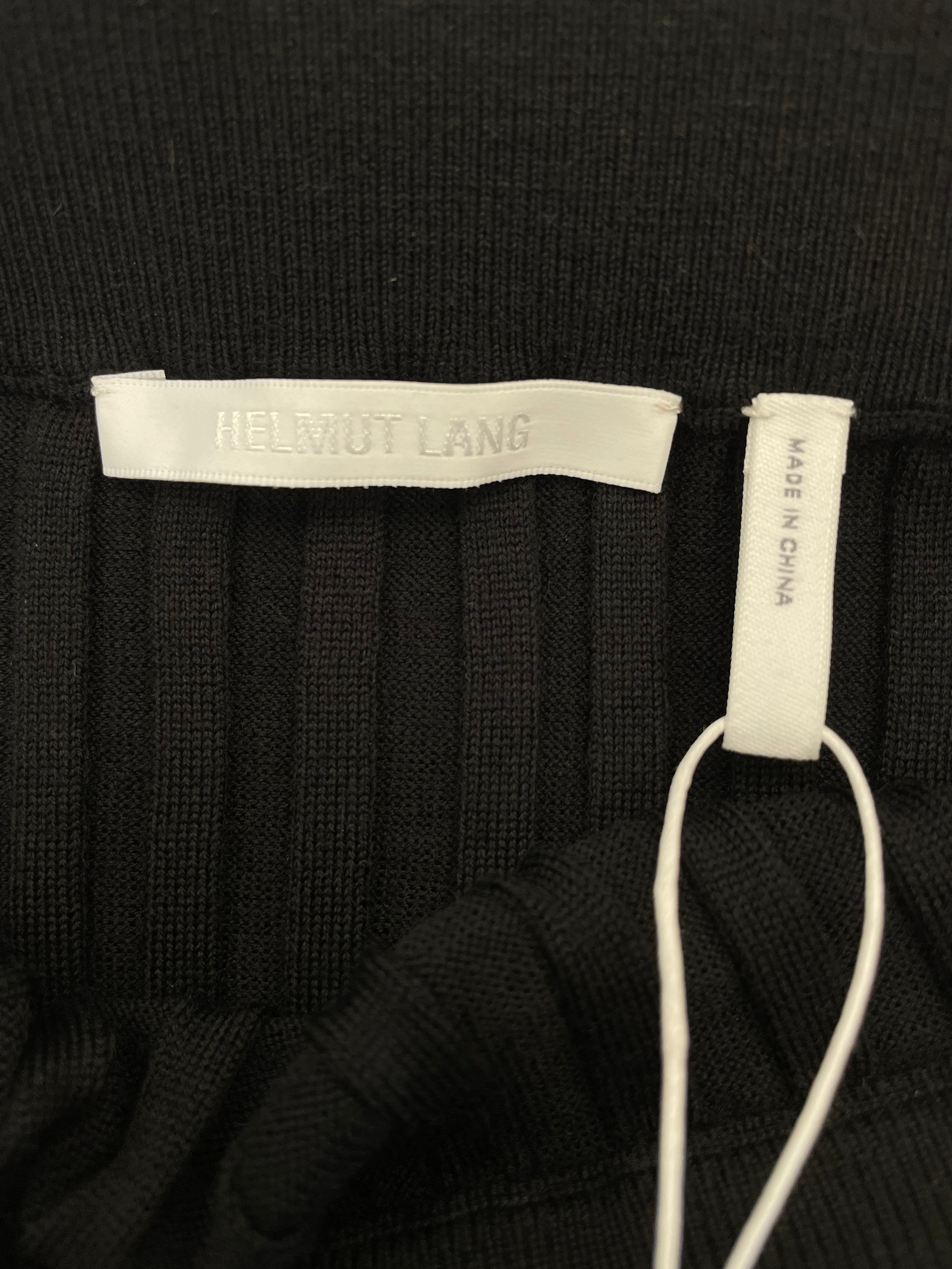 Helmut Lang/Skirt/XS/Cotton/BLK/FINE RIB SKIRT view 3