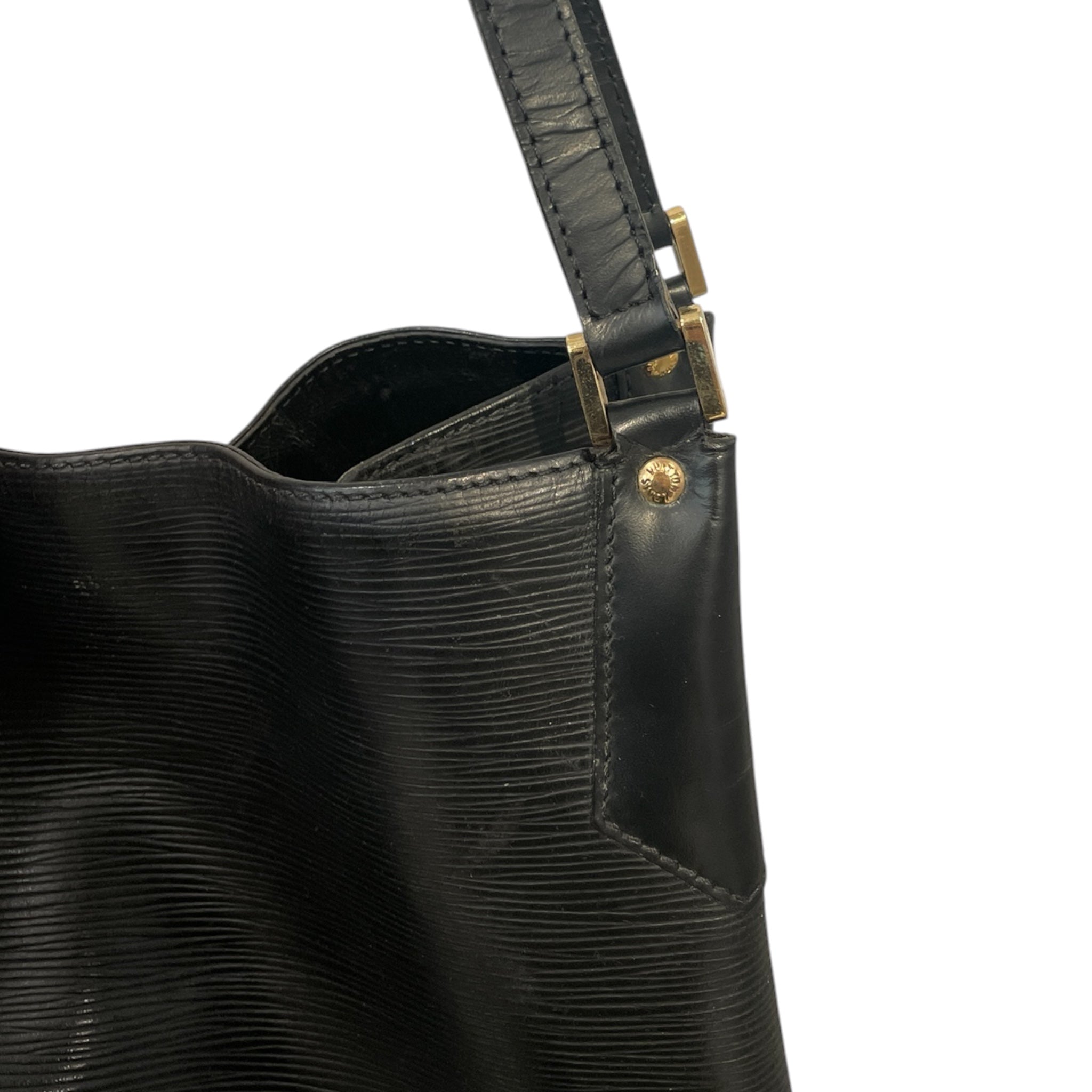 LOUIS VUITTON/Hand Bag/Leather/BLK/CTMWXH4 view 3