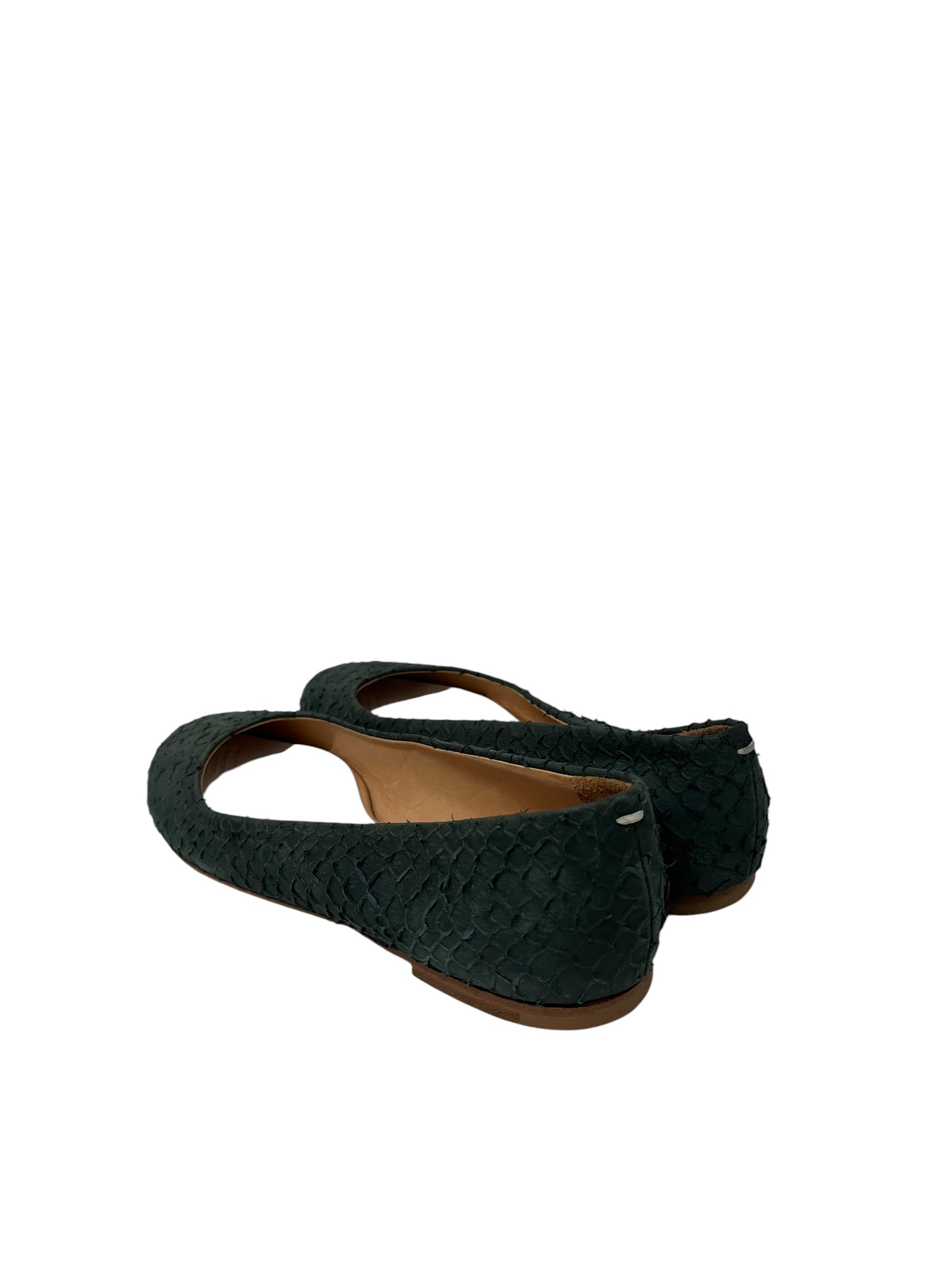 Maison Martin Margiela/Flat Shoes/US 7.5/Leather/GRY/ view 2