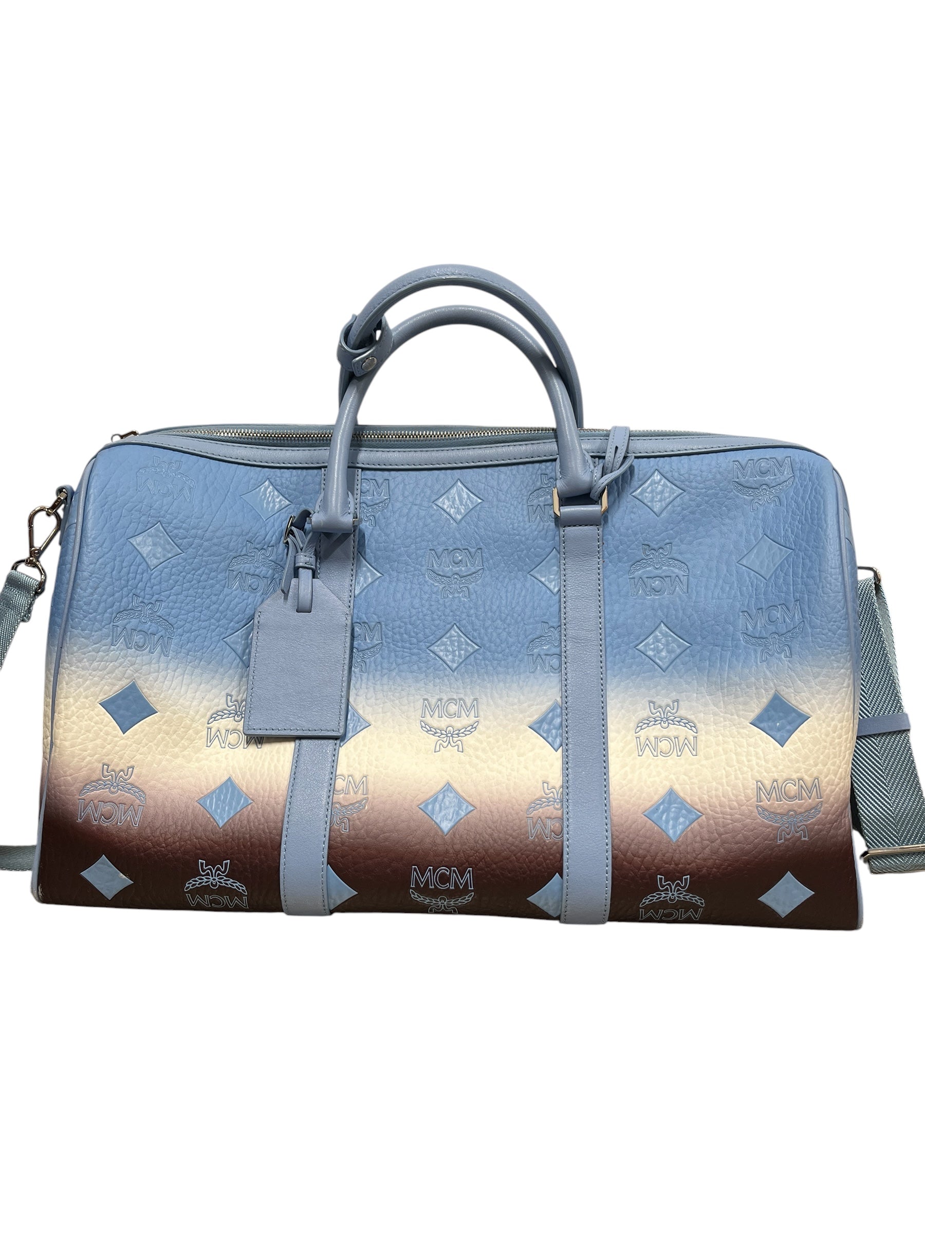 MCM/Bag/Monogram/Leather/BLU/OTTOMAR WEEKENDER GRADIENT view 1
