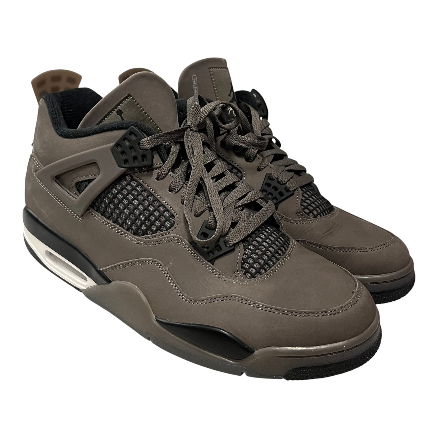 NIKE/AIR JORDAN 4/Hi-Sneakers/US 12.5/Suede/GRY/FV5029-200 view 1