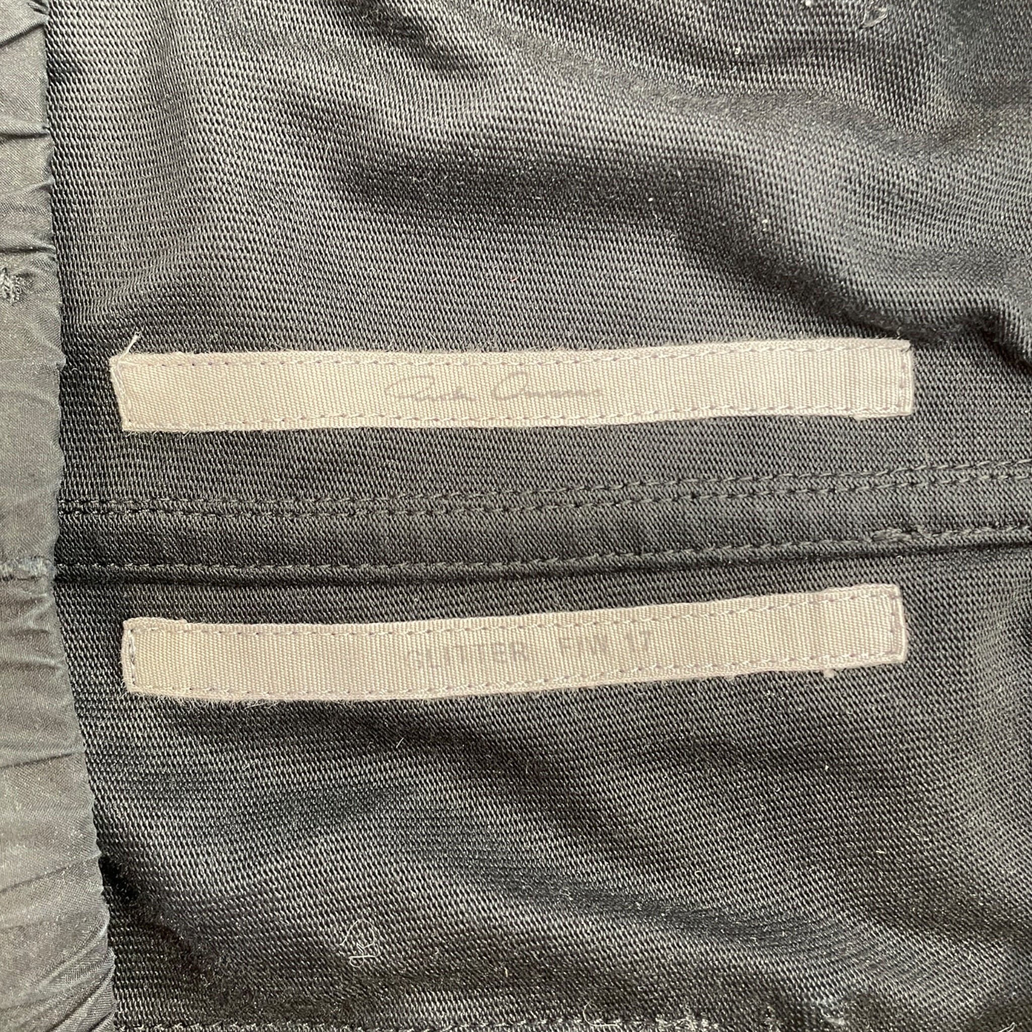 Rick Owens/Pants/38/Cotton/BLK/ view 4