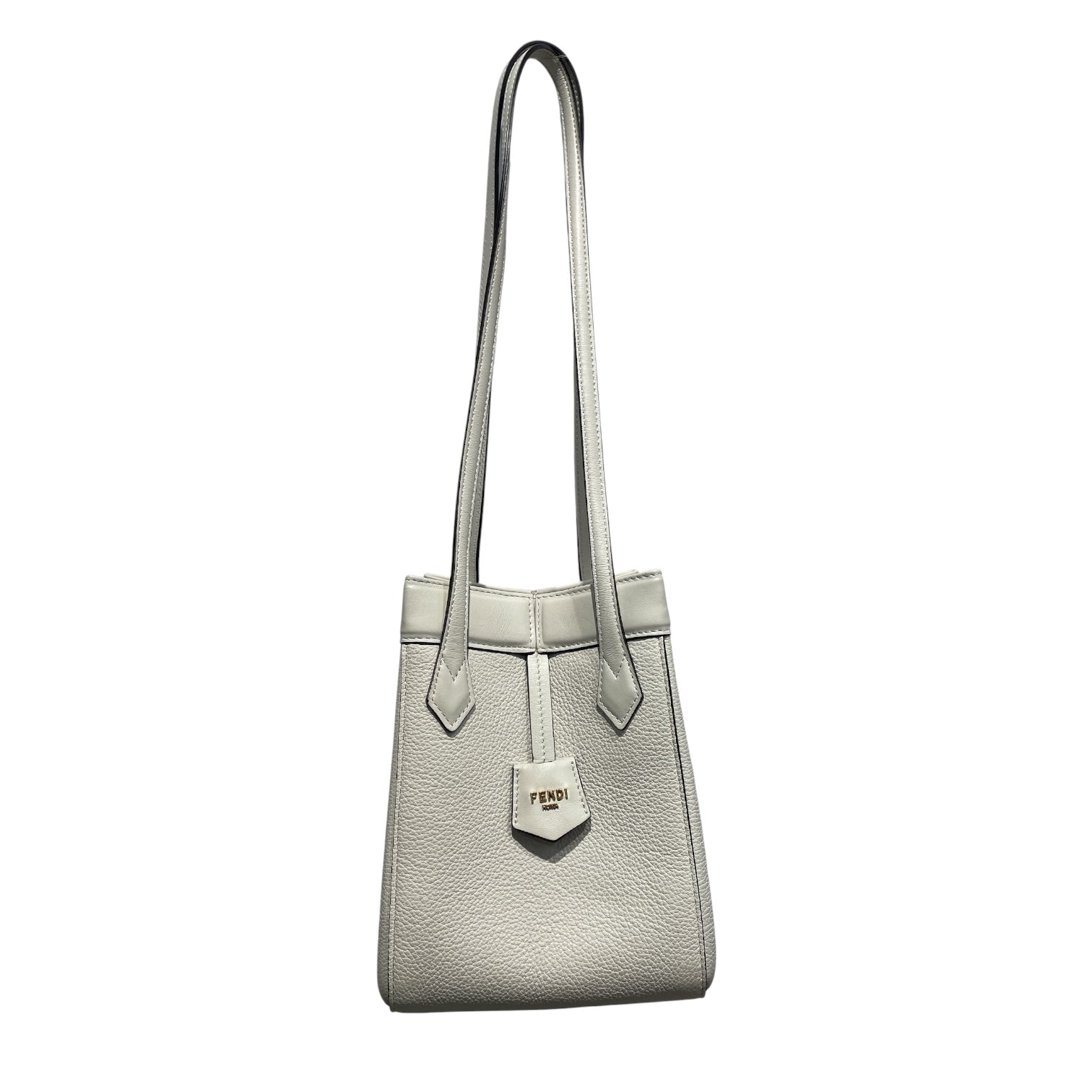 FENDI/Tote Bag/Leather/WHT/FENDI ORIGAMI MINI BAG view 1