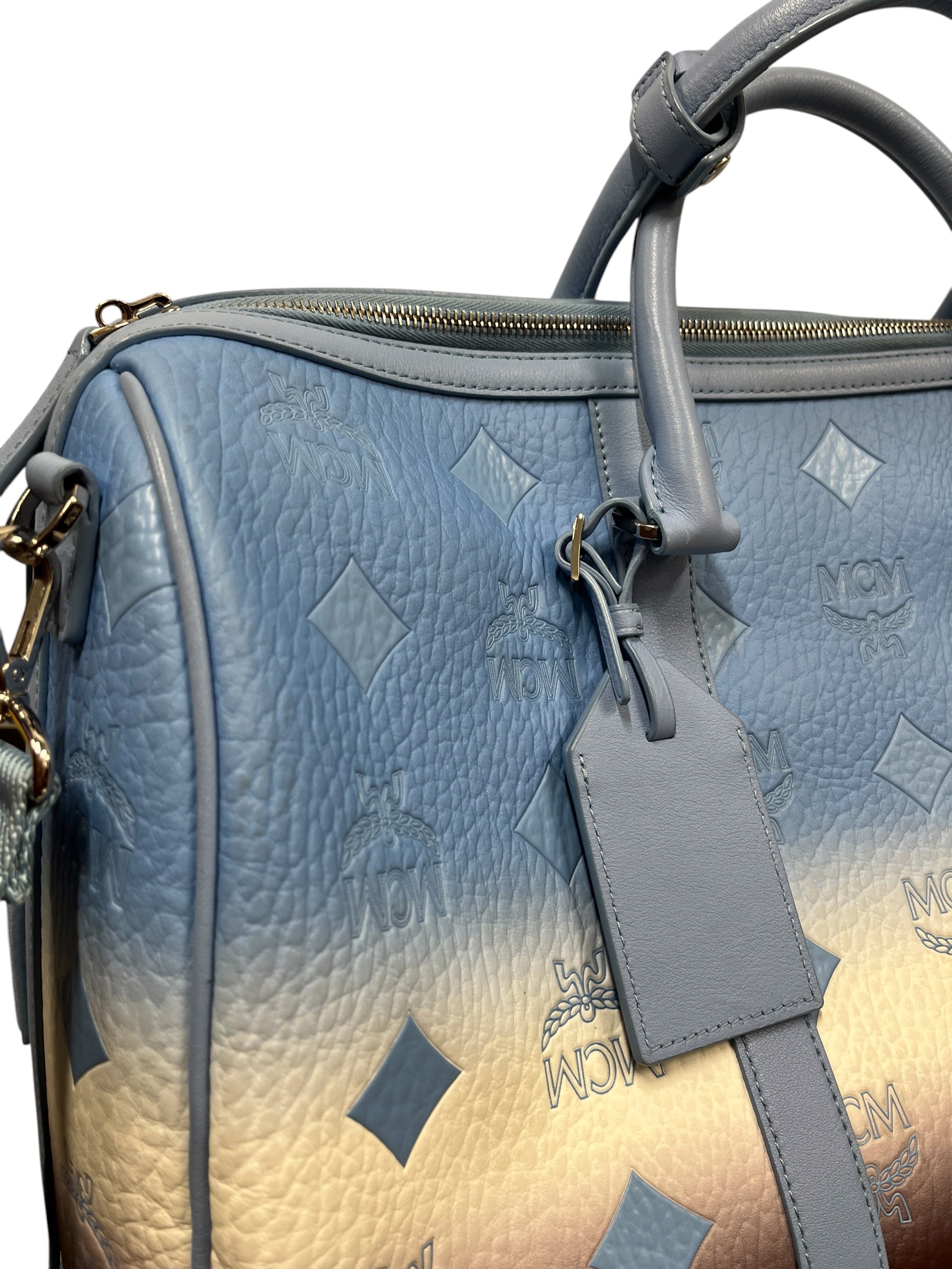 MCM/Bag/Monogram/Leather/BLU/OTTOMAR WEEKENDER GRADIENT view 6