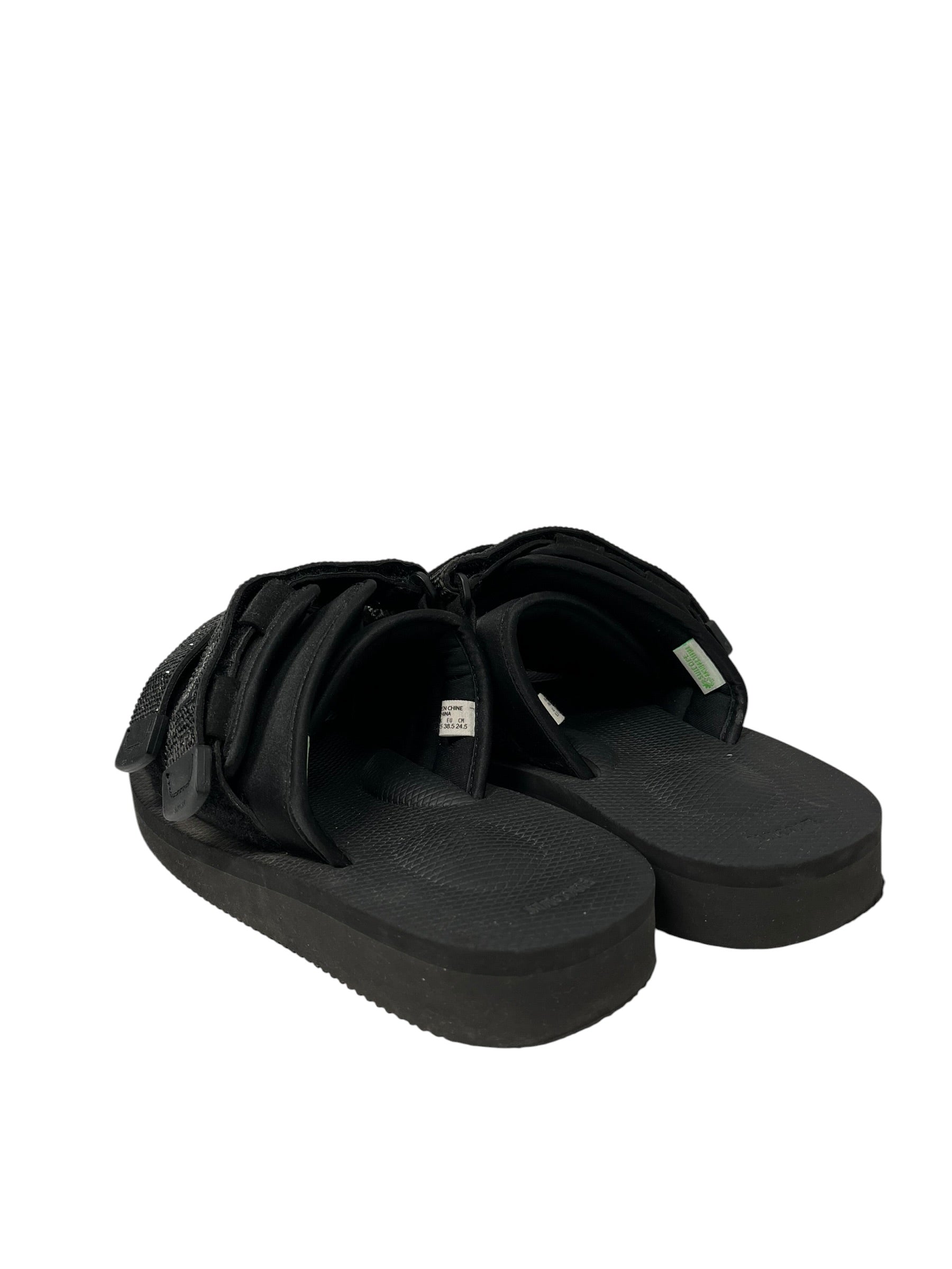 BLUMARINE/suicoke/Sandals/US 6.5/Cotton/BLK/BLACK RHINESTONE STRAPS view 2