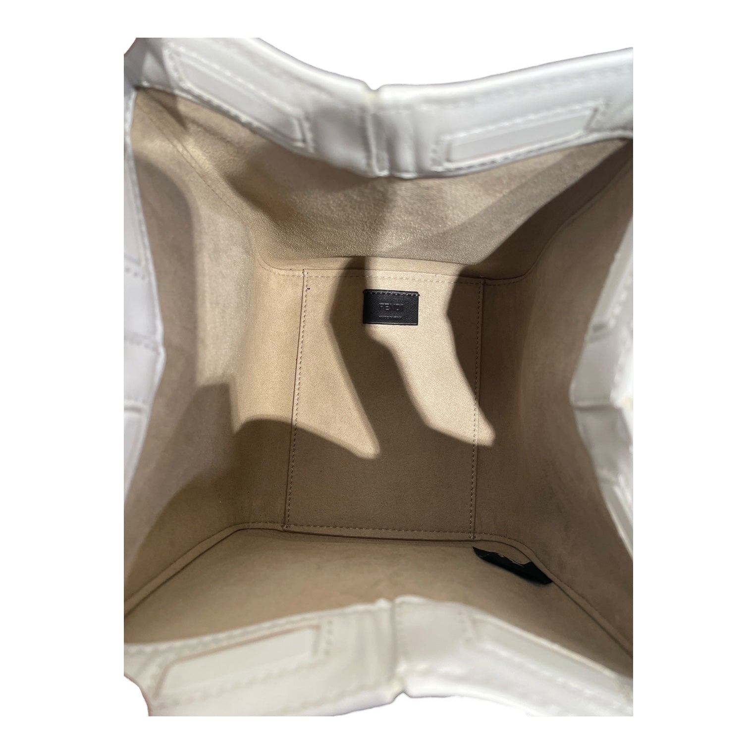 FENDI/Tote Bag/Leather/WHT/FENDI ORIGAMI MINI BAG view 5
