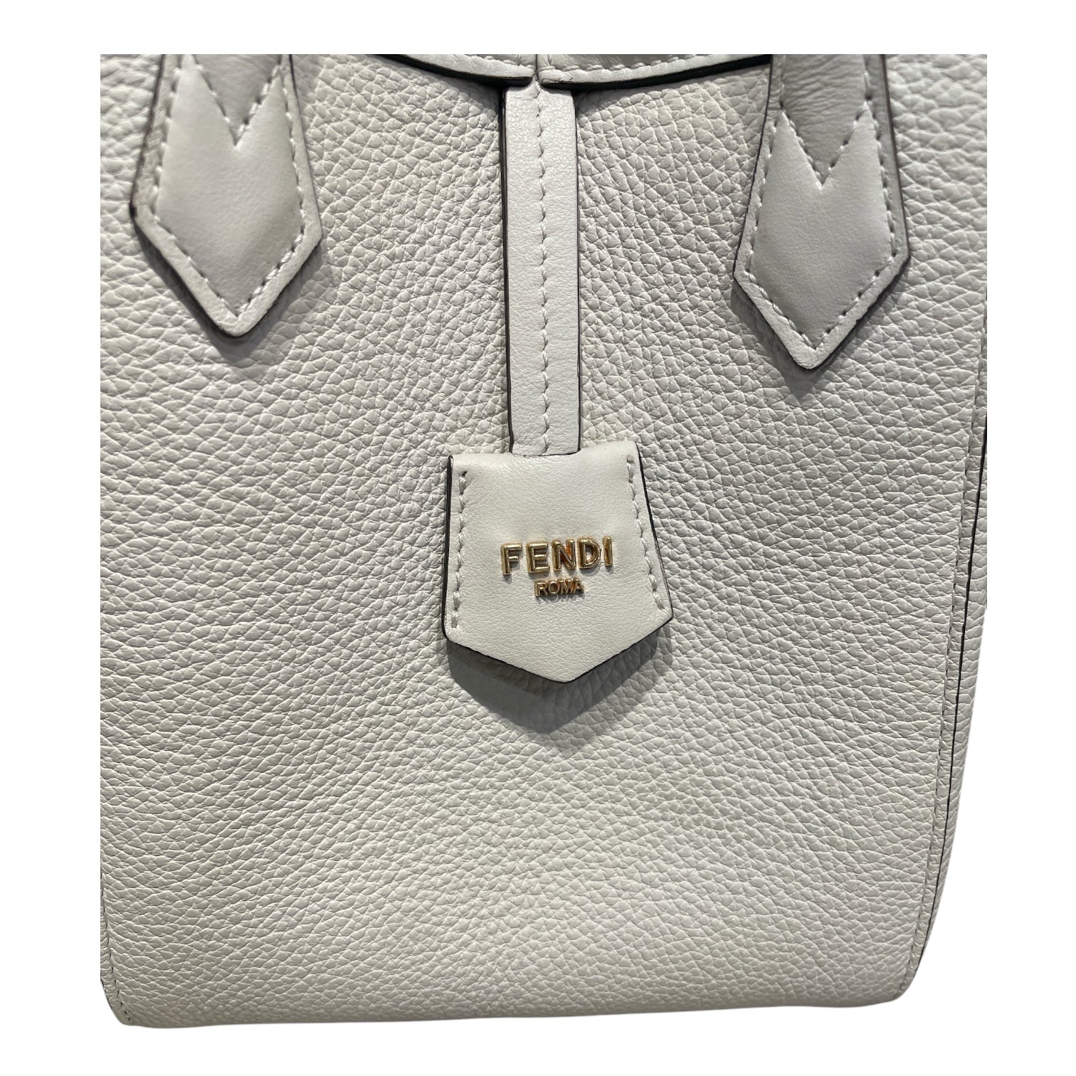 FENDI/Tote Bag/Leather/WHT/FENDI ORIGAMI MINI BAG view 4