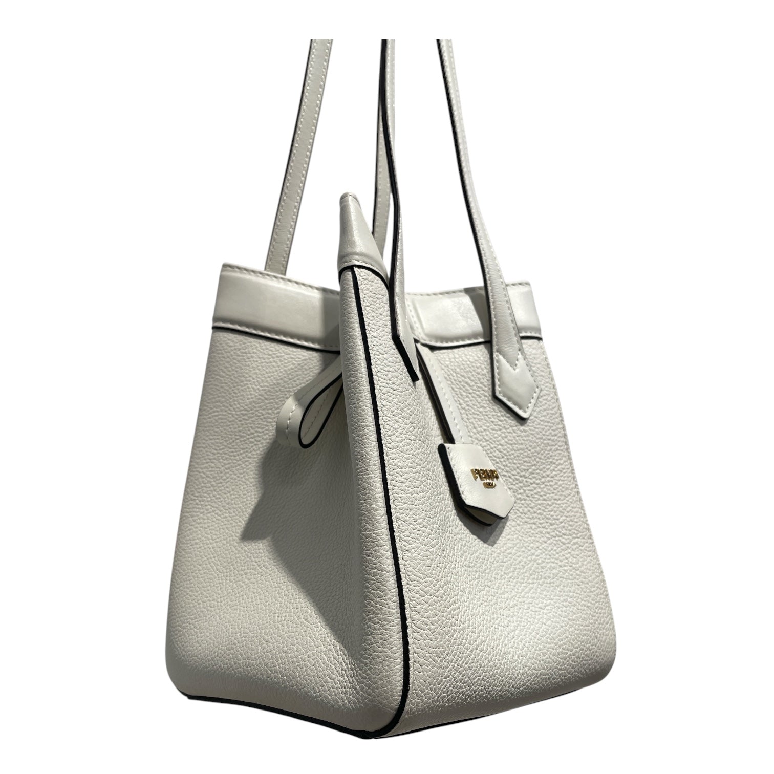 FENDI/Tote Bag/Leather/WHT/FENDI ORIGAMI MINI BAG view 6