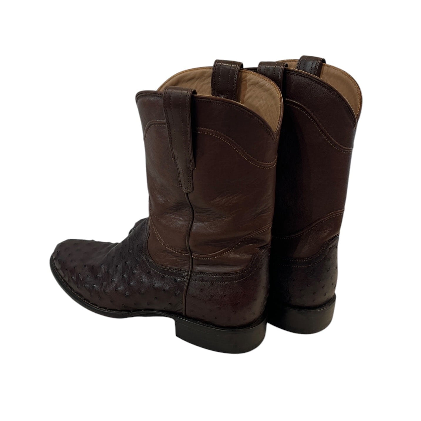 TECOVAS/Cowboy Boots/US 12/Animal Pattern/Leather/BRD/OSTRICH view 2
