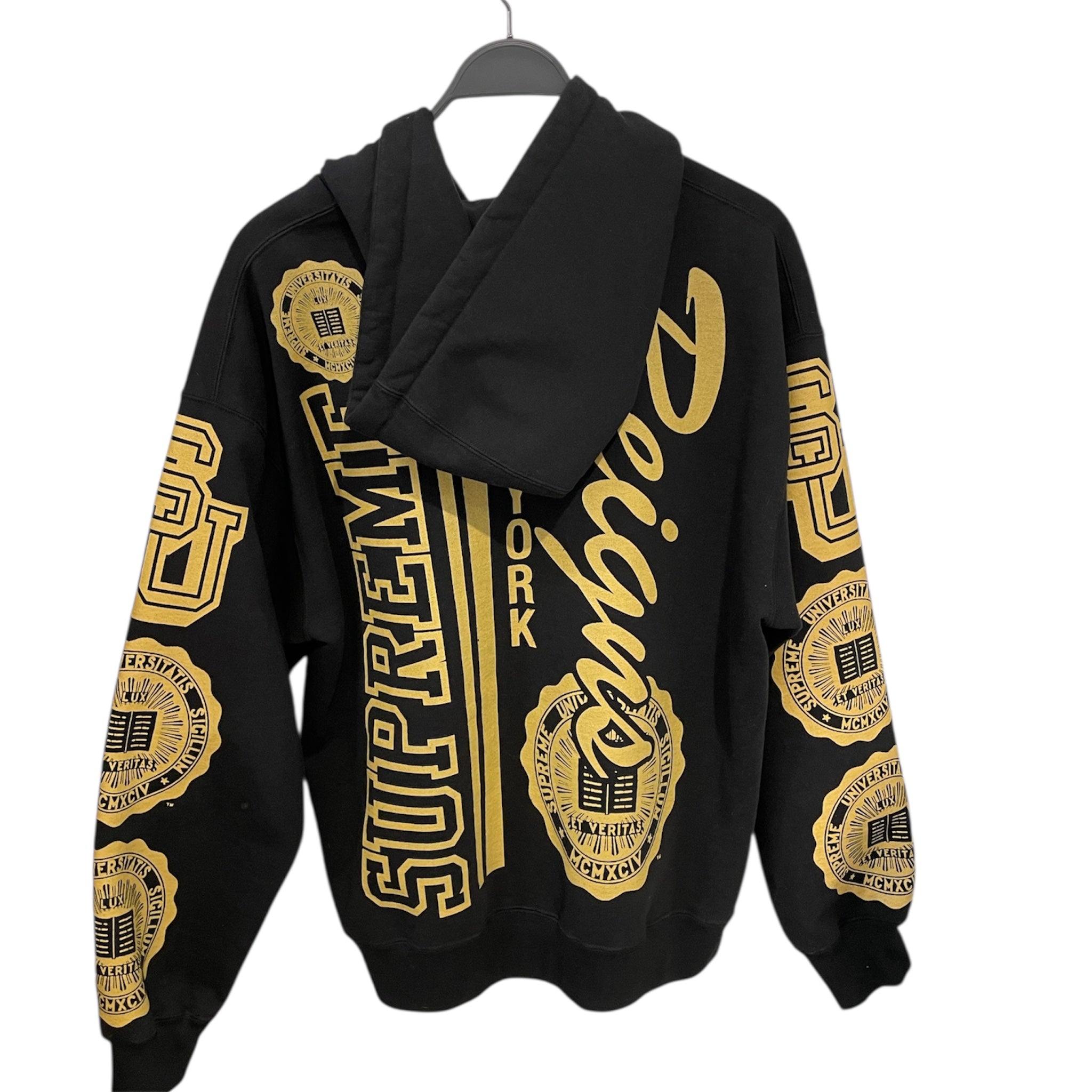 Supreme/Zip Up Hoodie/L/Cotton/BLK/KNOWLEDGE/FW25/RN#101837 view 2