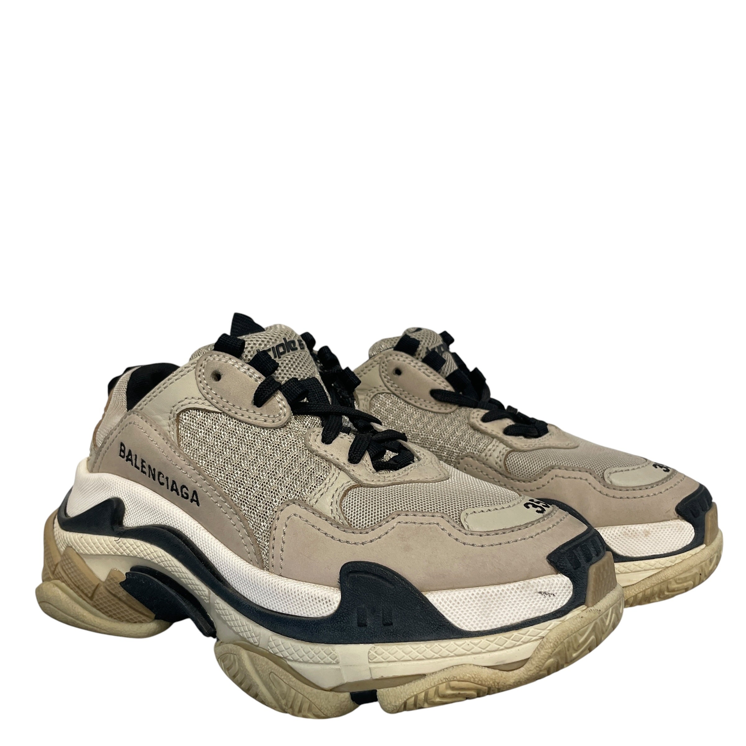 BALENCIAGA/Low-Sneakers/EU 35/GRY/Triple S Runner view 1