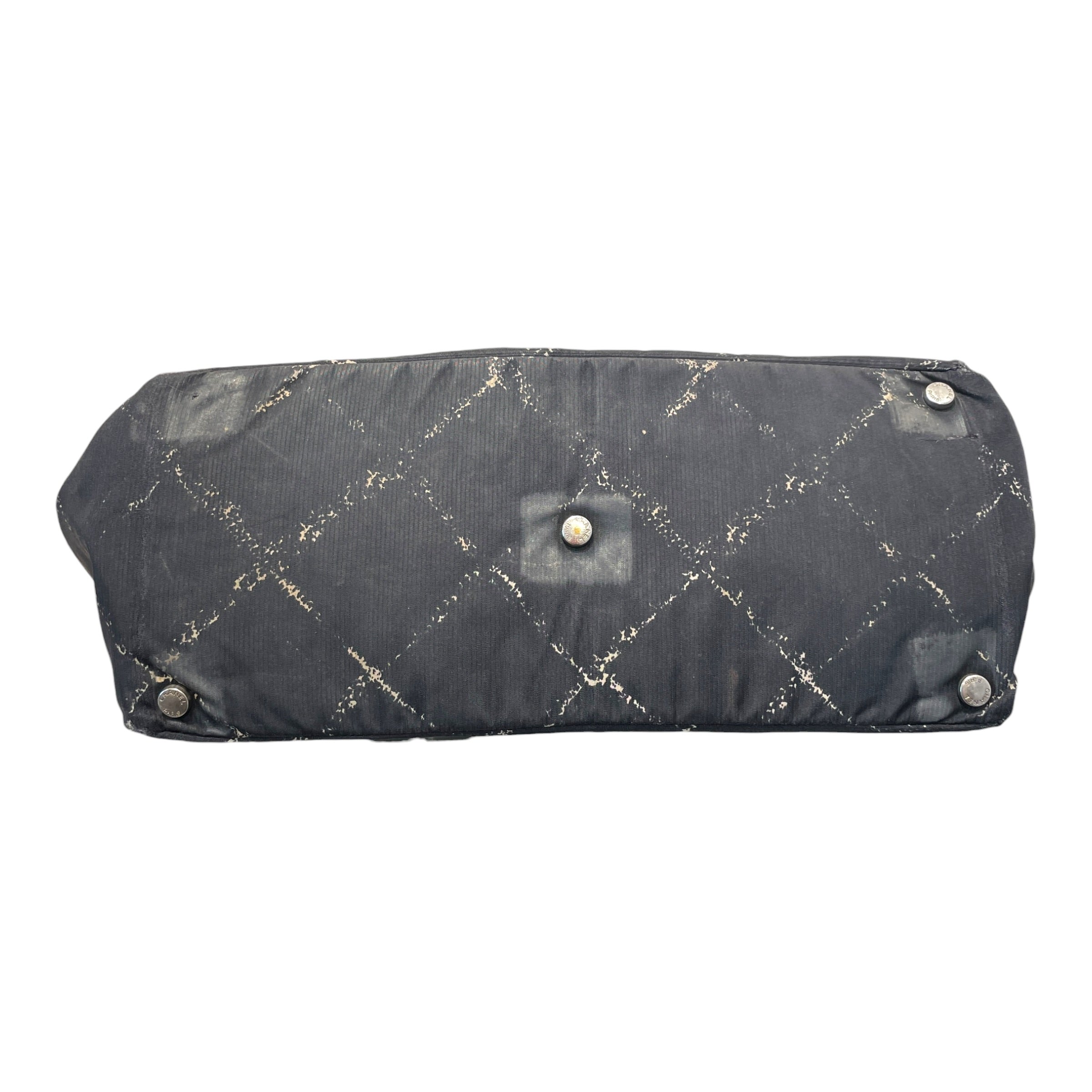 CHANEL/Tote Bag/Nylon/BLK/Travel Line Nylon Tote view 5