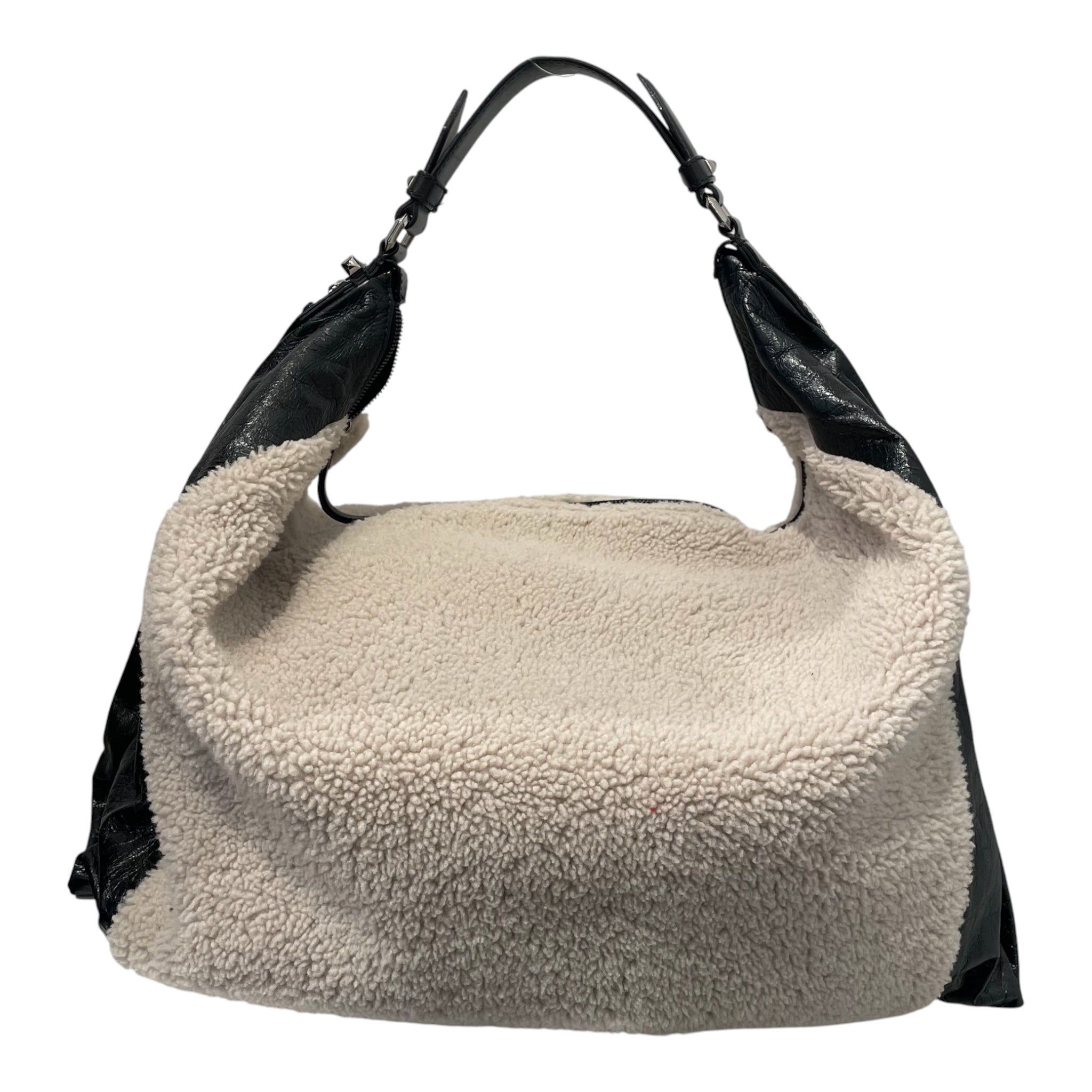 JIMMY CHOO/Bag/Leather/BLK/SHEARLING view 1