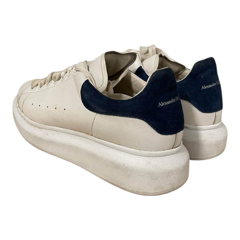 Alexander McQueen/Low-Sneakers/EU 40/Leather/WHT/blue suede