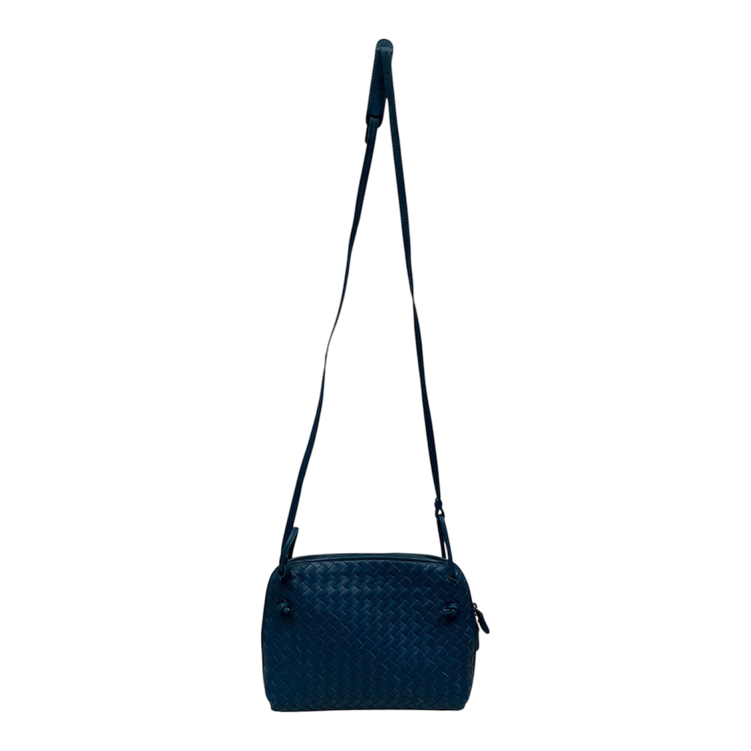 BOTTEGA VENETA/Cross Body Bag/OS/Leather/BLU/ view 1