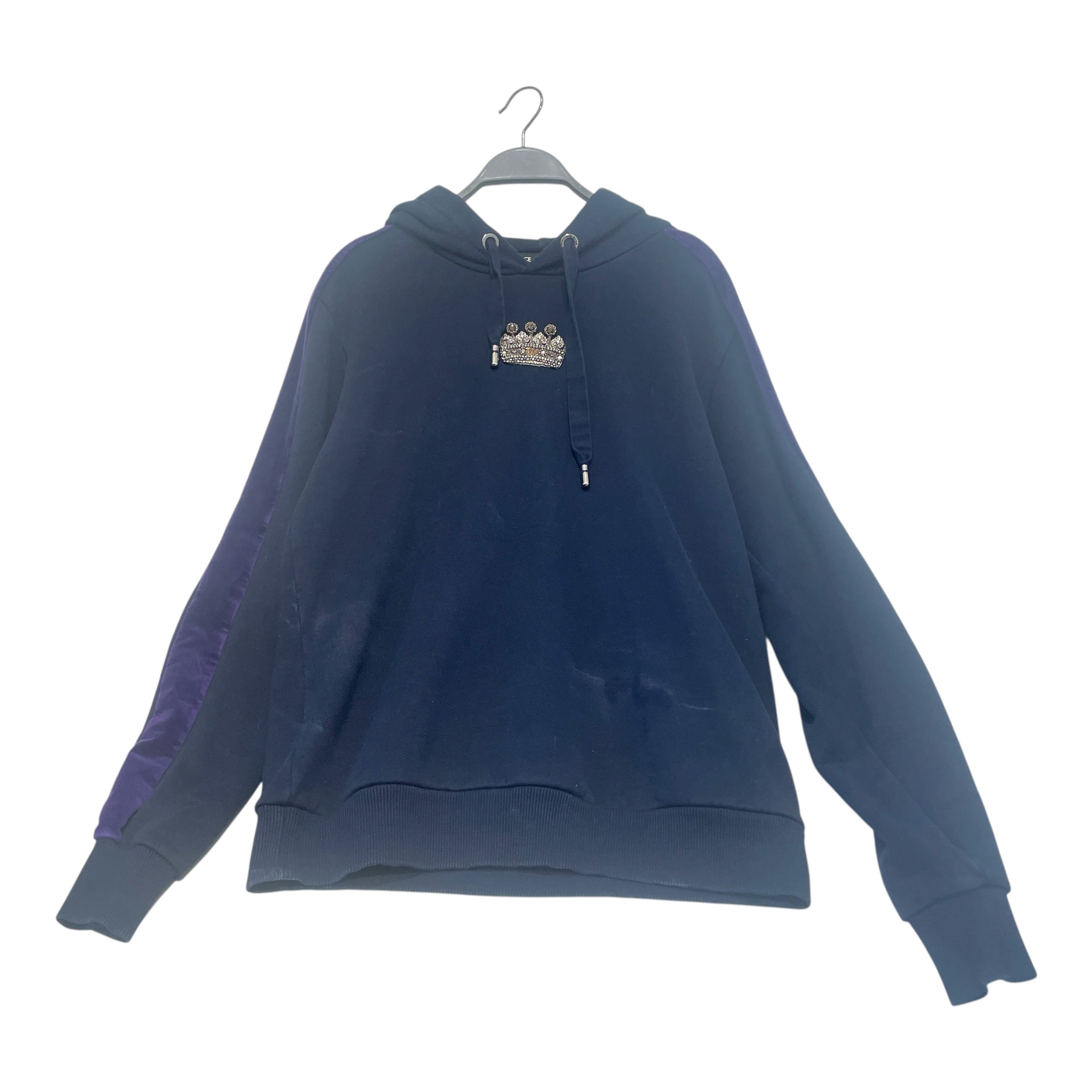 DOLCE&GABBANA/Hoodie/46/Cotton/PPL/Pullover/D&G Crown Embroidery Hoodie view 1